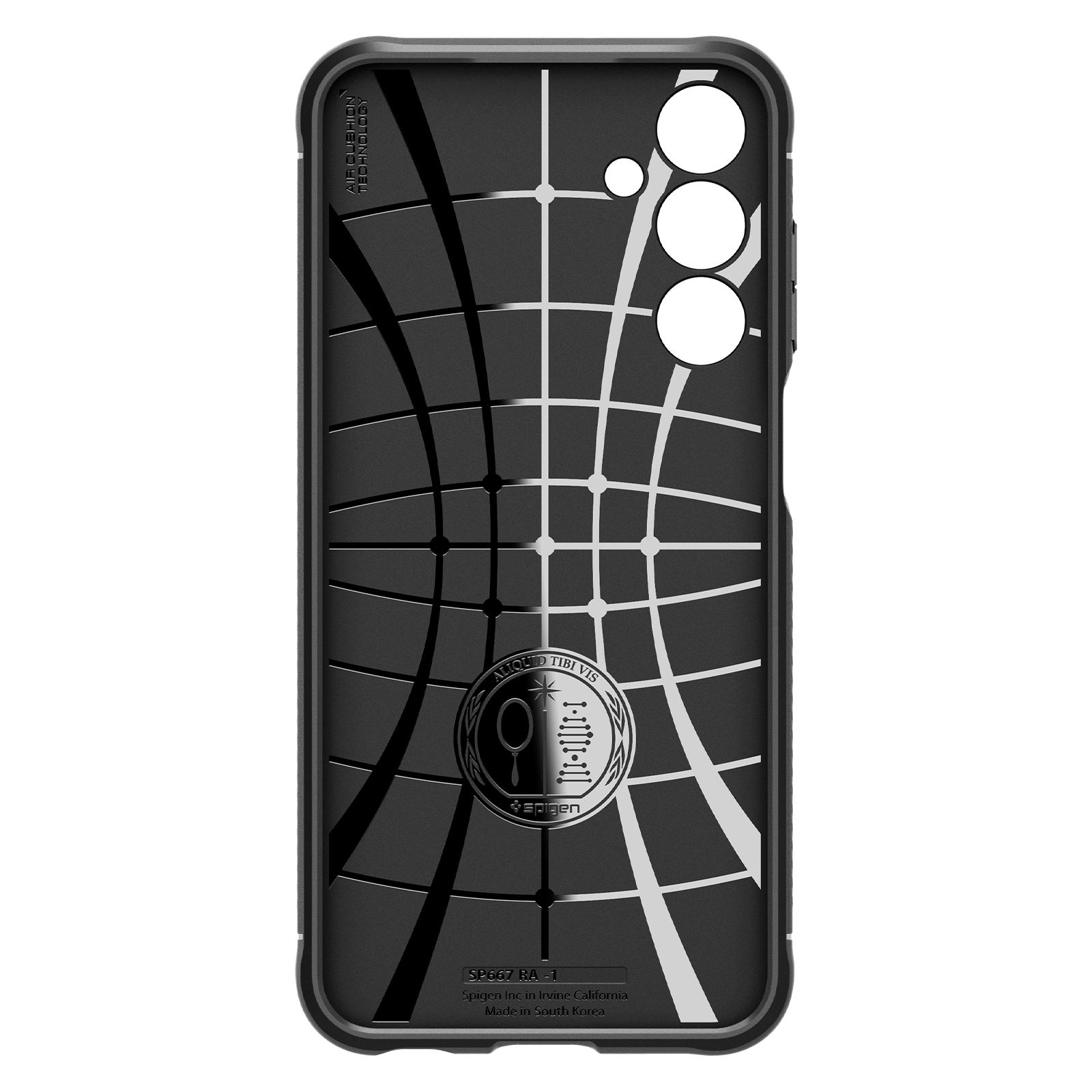 Spigen Rugged Armor, matte black - Samsung Galaxy A25 5G (4)