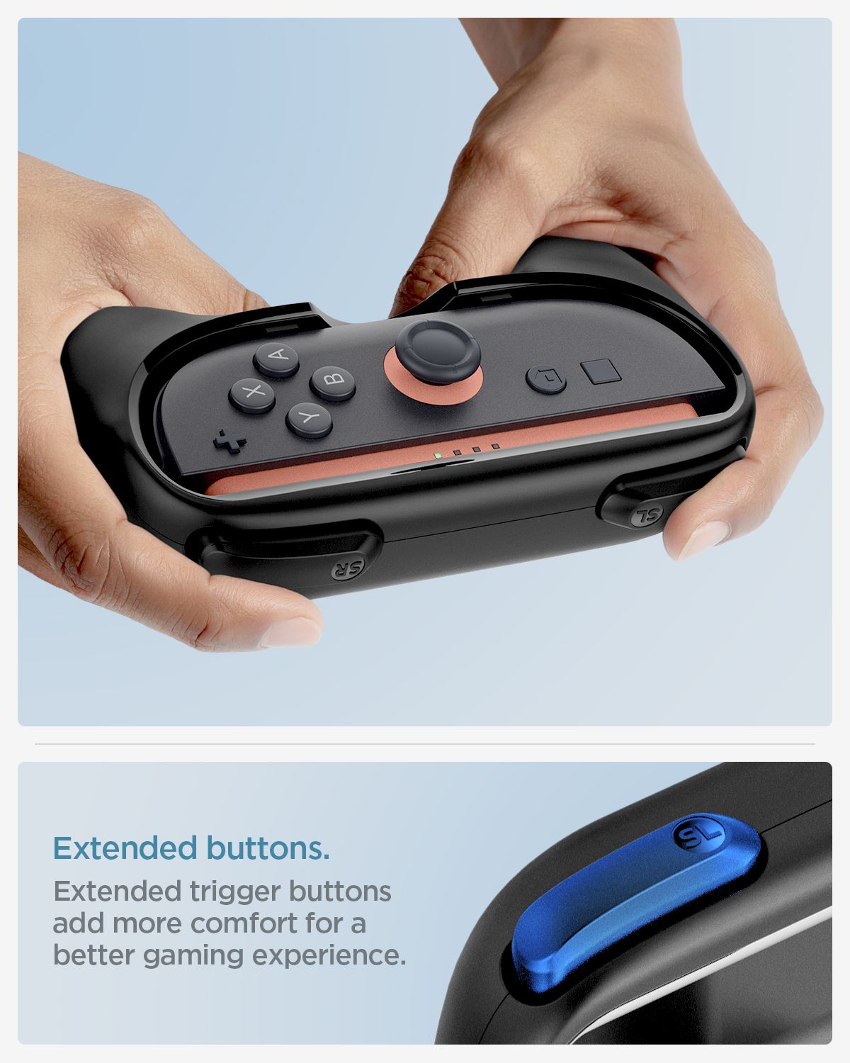 Spigen Joy-Con Grip NS100, black -  Nintendo Switch 2 (16)