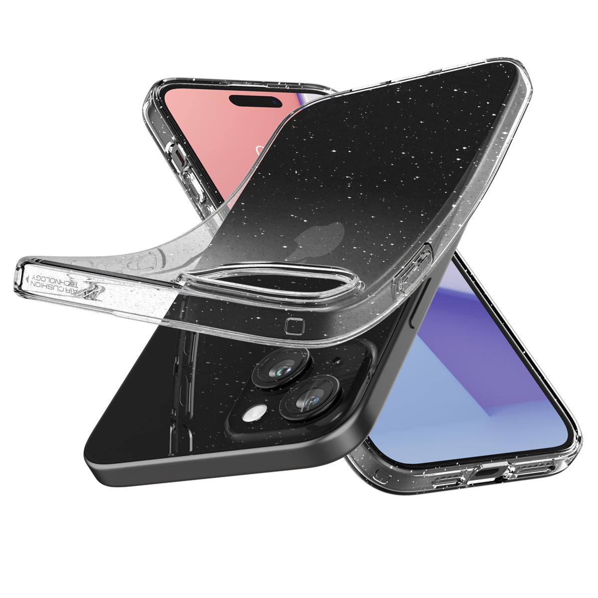 Spigen Liquid Crystal Glitter, crystal quartz - iPhone 15 (7)