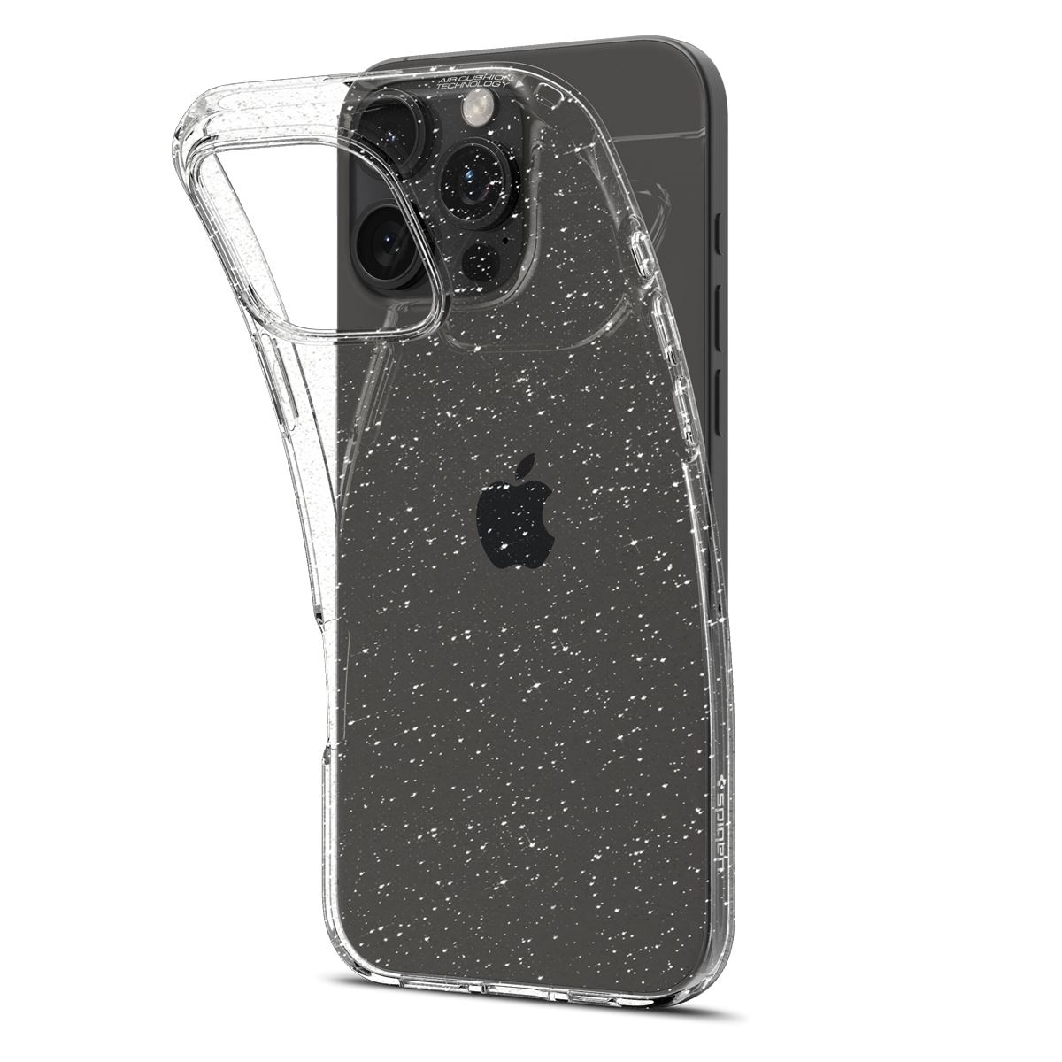 Spigen Liquid Crystal Glitter, crystal quartz - iPhone 16 Pro (2)