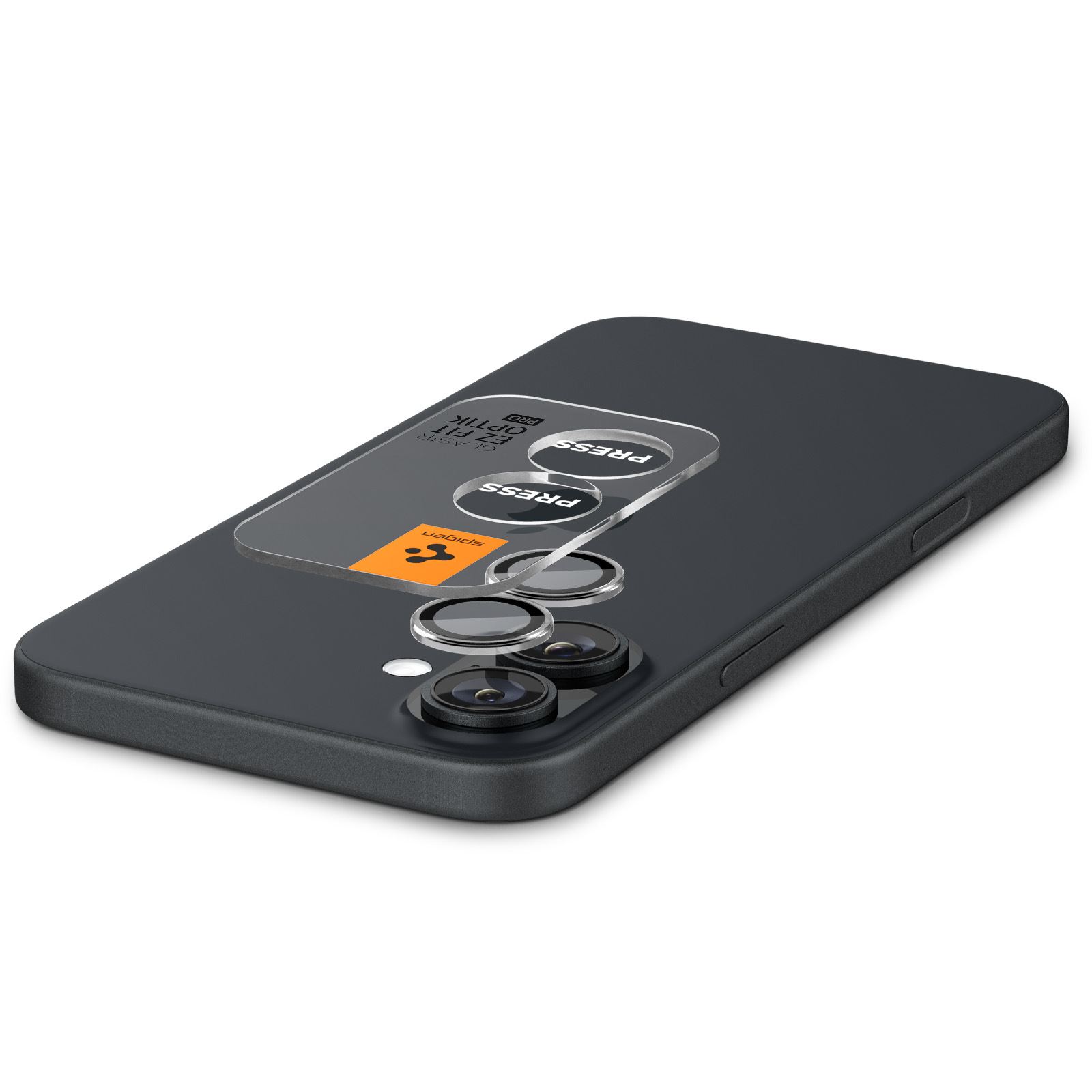 Spigen Glass tR EZ Fit Optik Pro 2 Pack, crystal clear - iPhone 16/16 Plus (5)