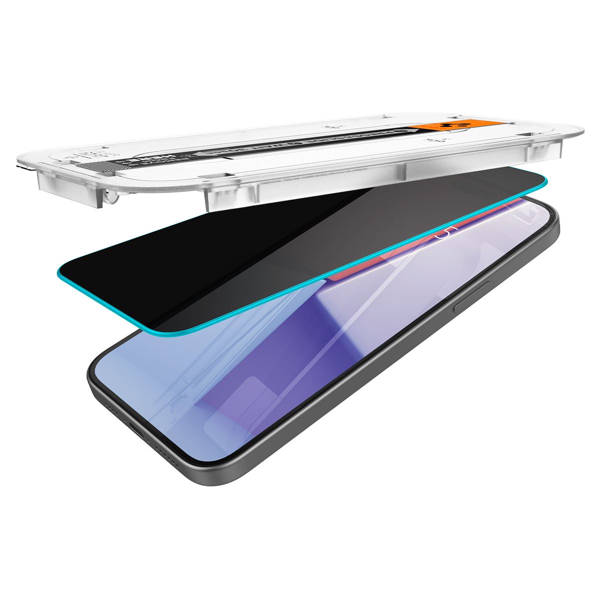 Spigen Glass tR EZ Fit HD Privacy 1 Pack - iPhone 16/15 (5)