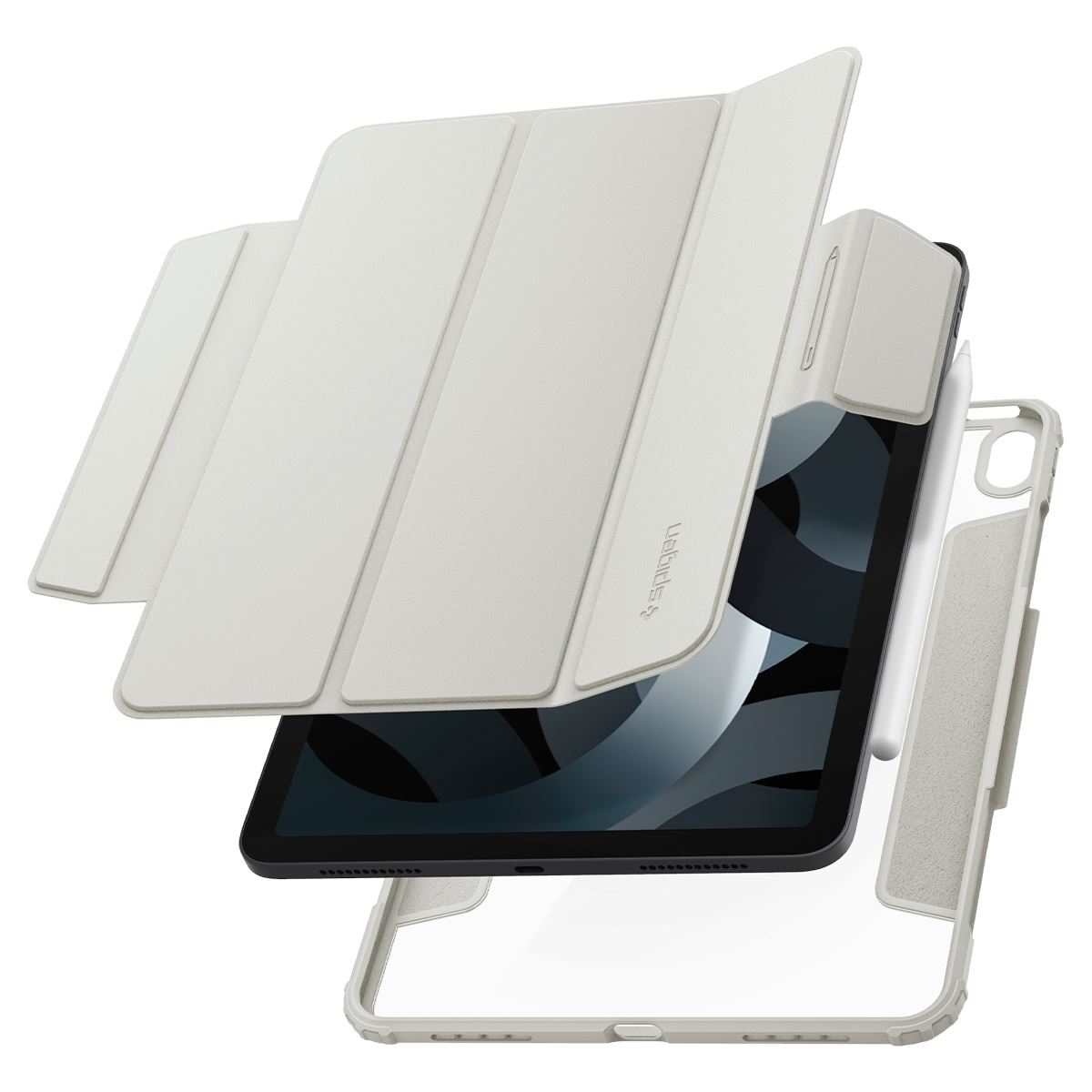 Spigen Air Skin Pro, gray - iPad Air 10.9" (22/20)/11" 2024/2025 (2)