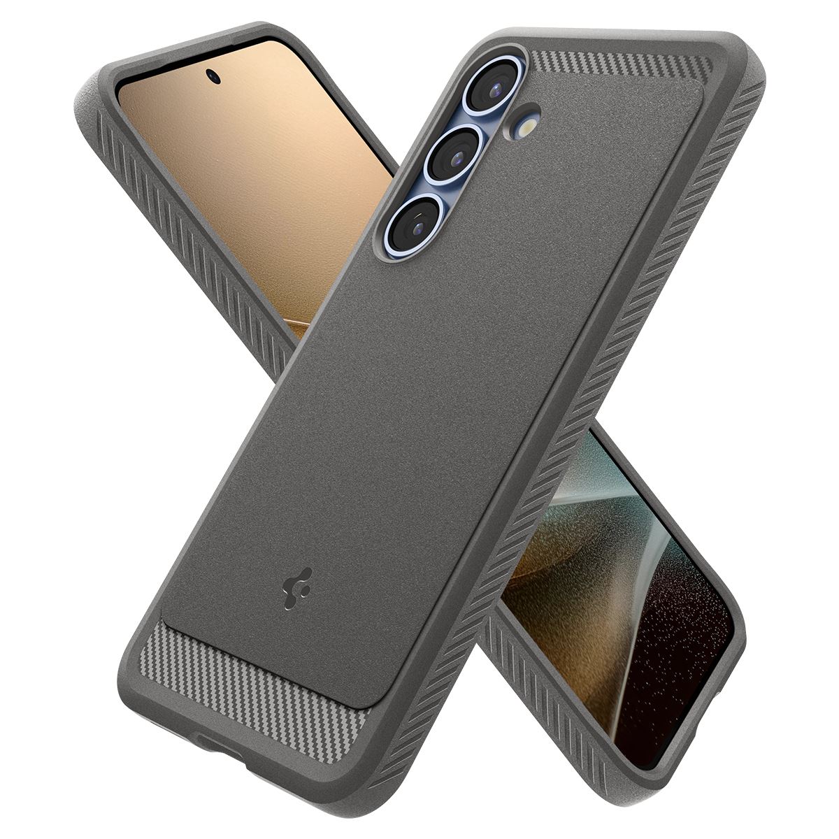 Spigen Rugged Armor MagSafe, marble gray - Samsung Galaxy S25 (6)