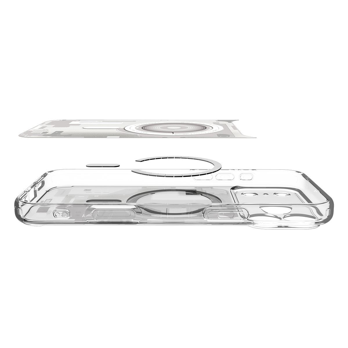 Spigen Ultra Hybrid MagSafe, zero one white - iPhone 17 Pro (7)