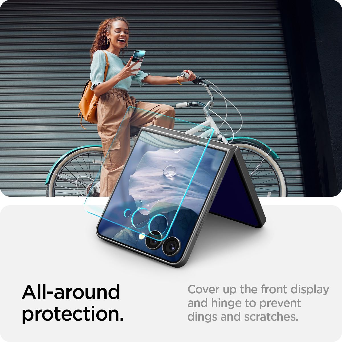 Spigen Glass tR EZ Fit HD 1 Pack - Samsung Galaxy Z Flip7 (12)