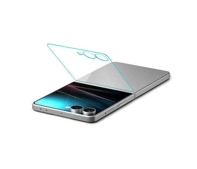 Spigen Glass tR EZ Fit HD 1 Pack - Samsung Galaxy Z Flip7 (4)