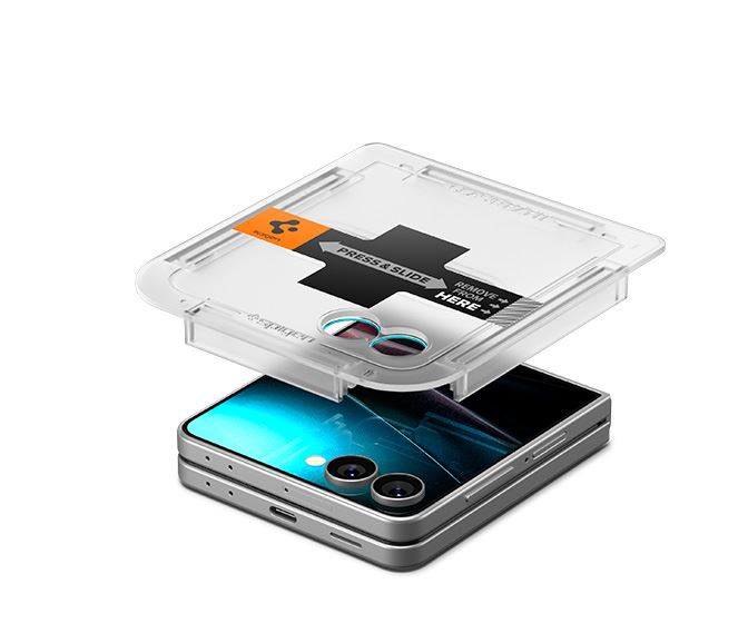 Spigen Glass tR EZ Fit HD 1 Pack - Samsung Galaxy Z Flip7 (8)