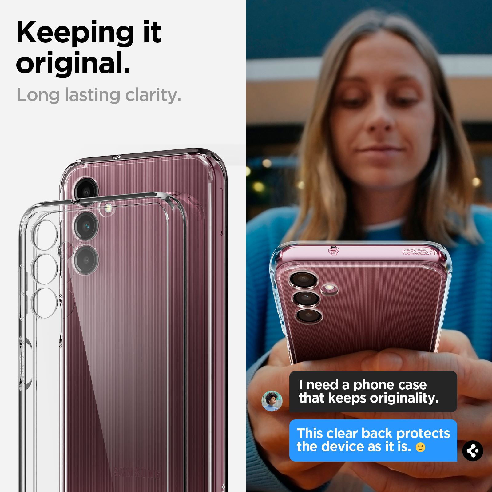 Spigen Ultra Hybrid, clear - Samsung Galaxy A14 LTE (19)