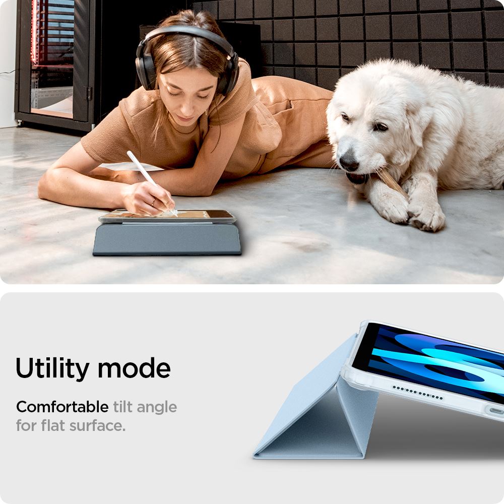 Spigen Ultra Hybrid Pro, sky blue - iPad Air 10.9" (2022/2020)/11" 2024/2025 (20)