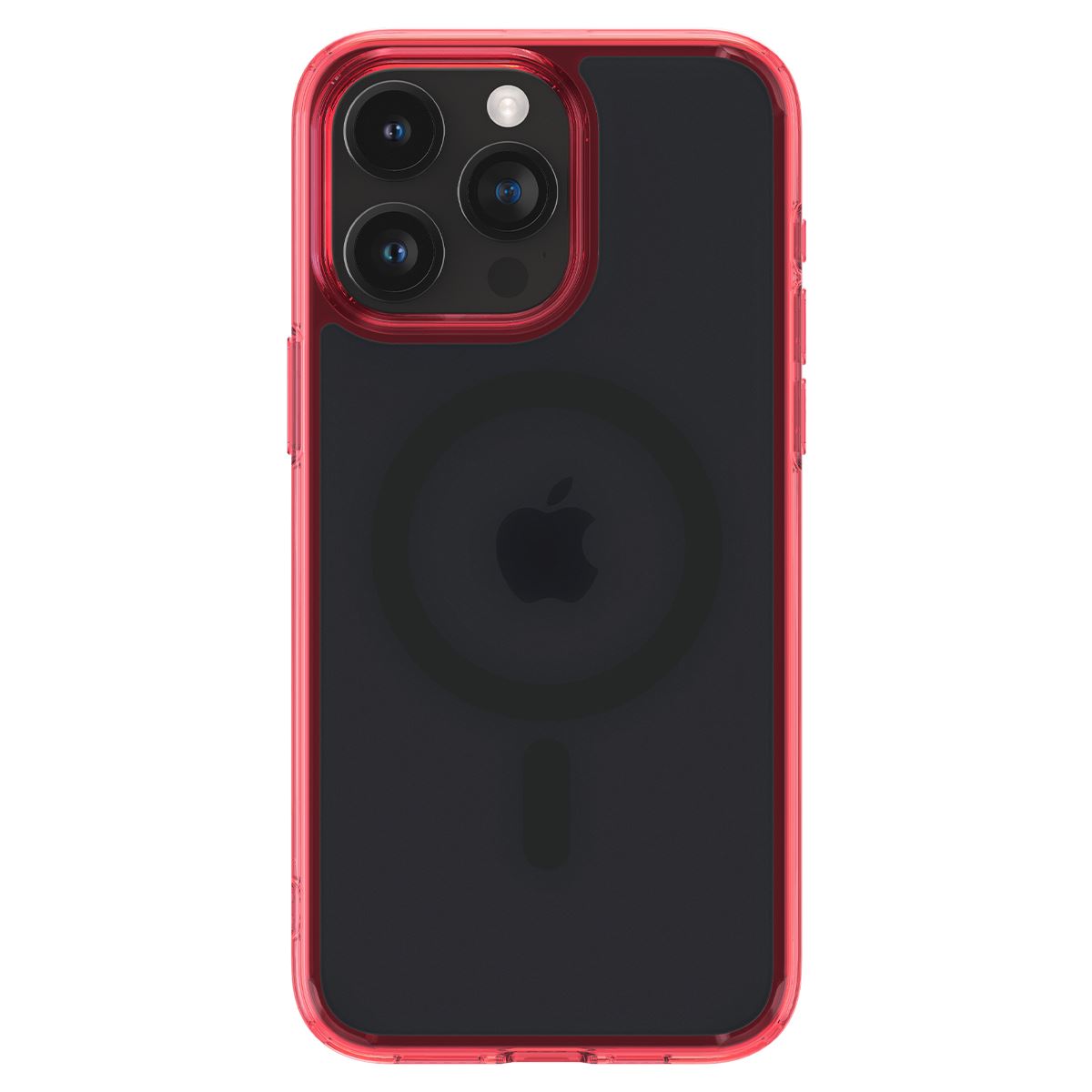 Spigen Ultra Hybrid MagSafe, frost deep red - iPhone 15 Pro Max (2)
