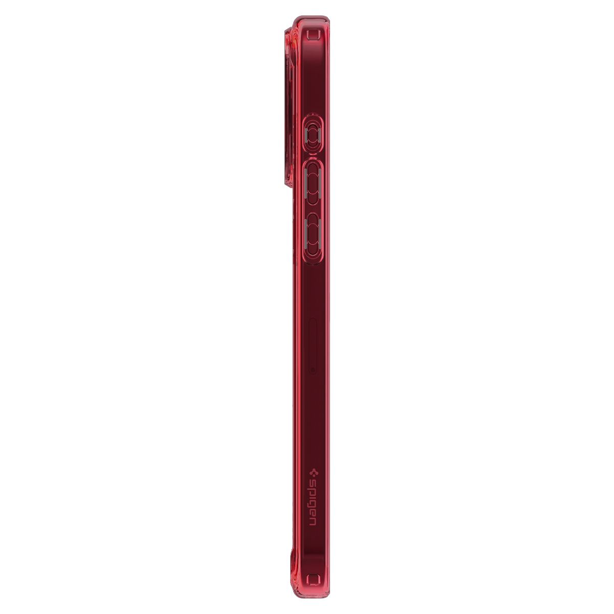 Spigen Ultra Hybrid MagSafe, frost deep red - iPhone 15 Pro Max (4)