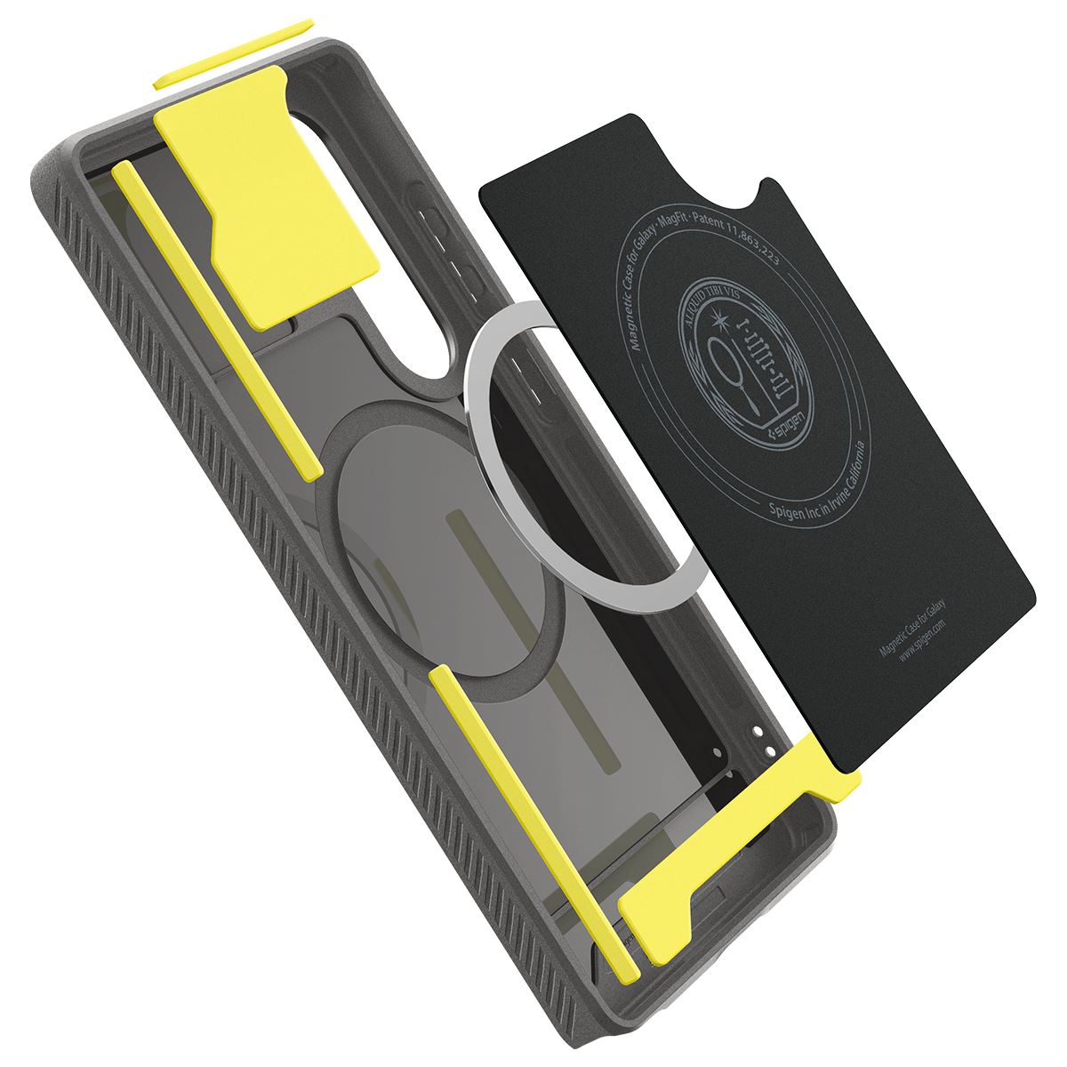 Spigen Rugged Armor MagSafe, marble gray - Samsung Galaxy S25 Ultra (12)