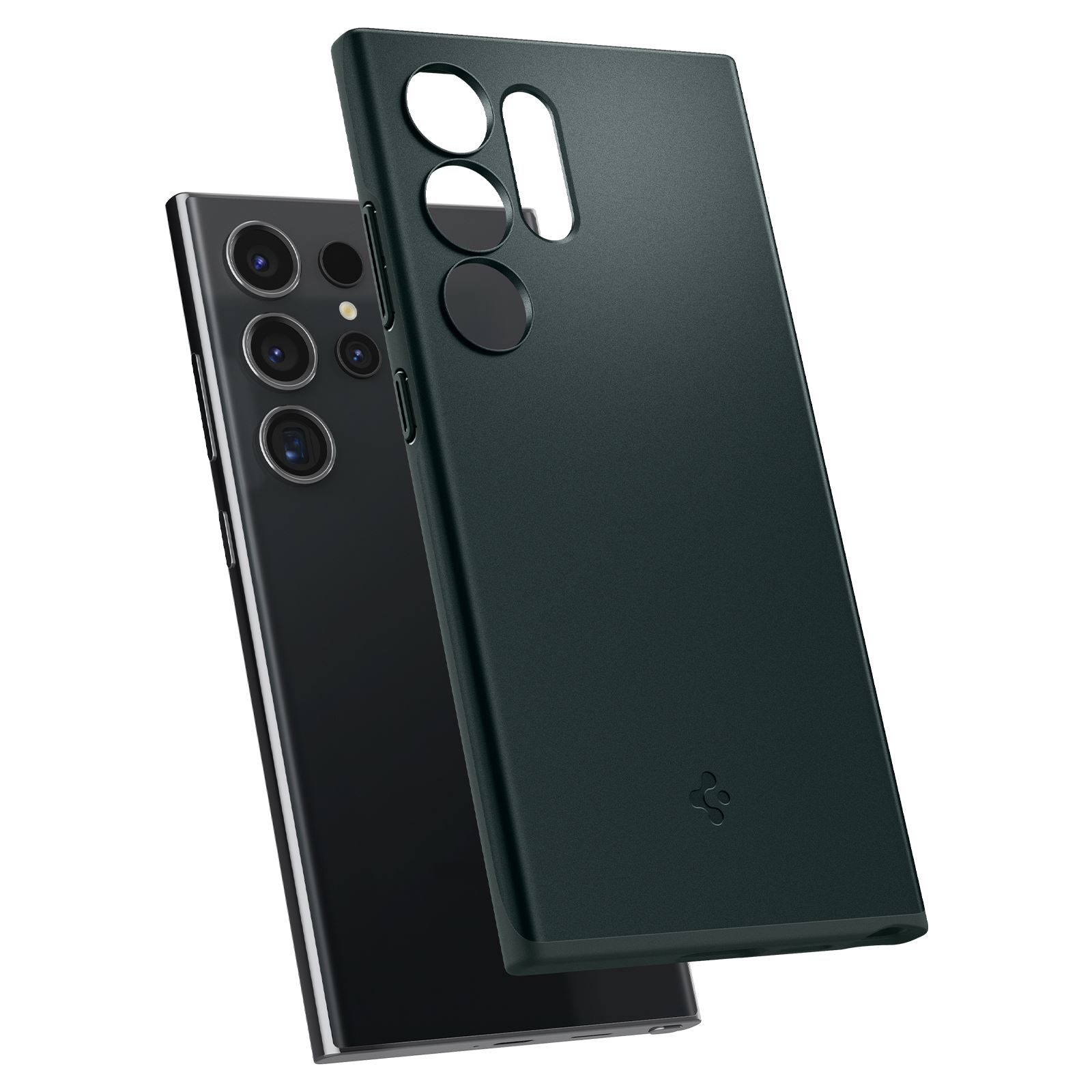Spigen Thin Fit, abyss green - Samsung Galaxy S24 Ultra (9)