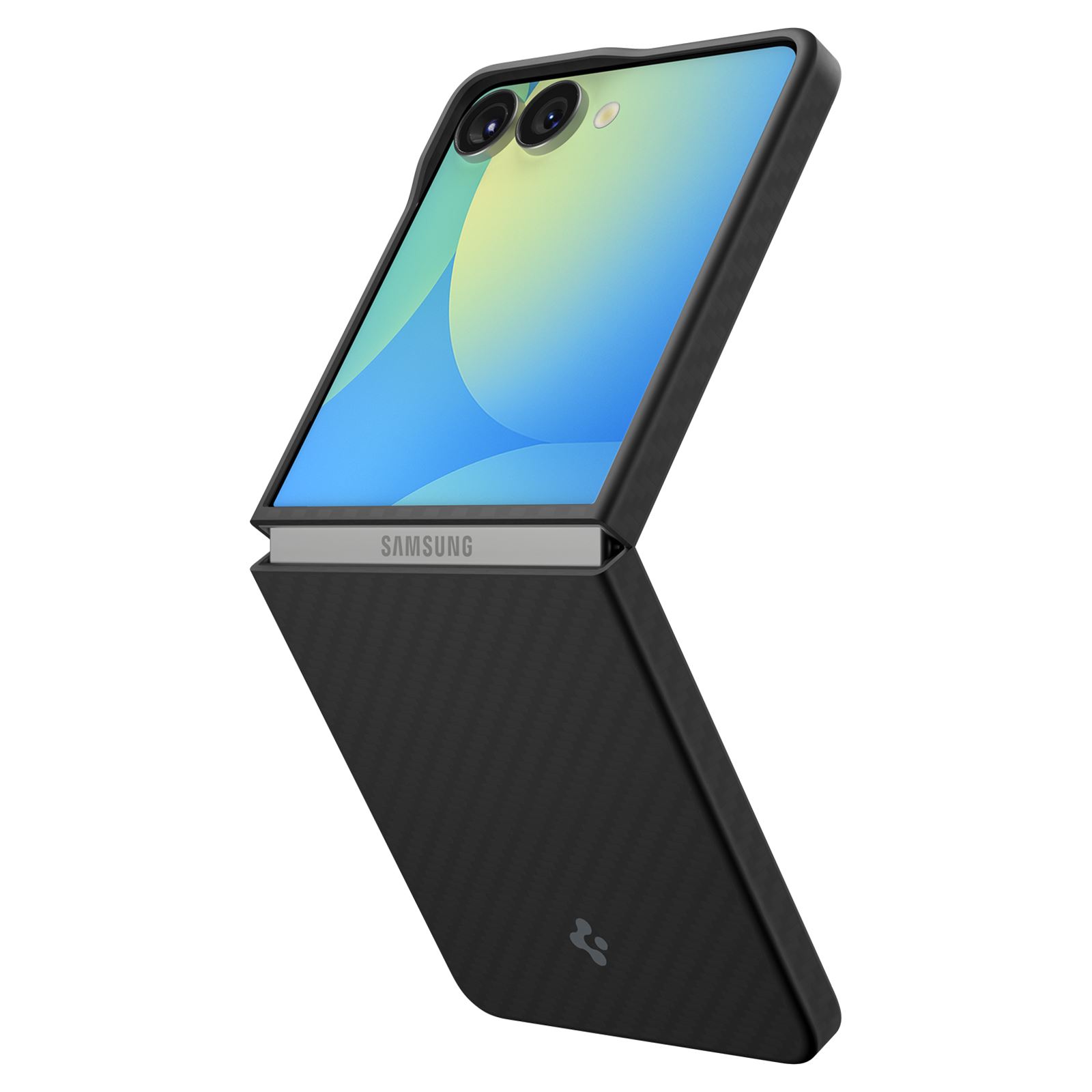 Spigen Air Skin, aramid black - Samsung Galaxy Z Flip7 (1)