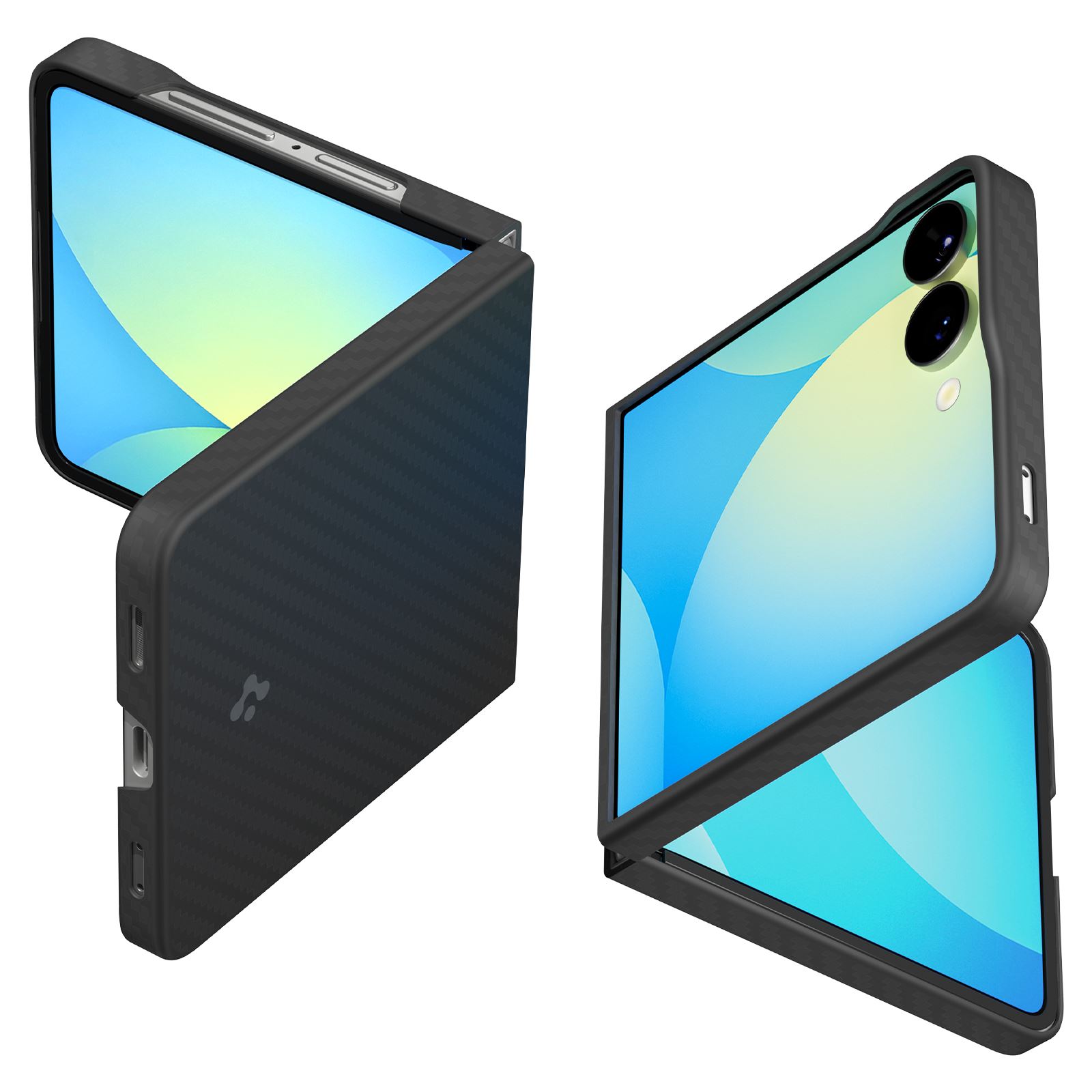 Spigen Air Skin, aramid black - Samsung Galaxy Z Flip7 (15)