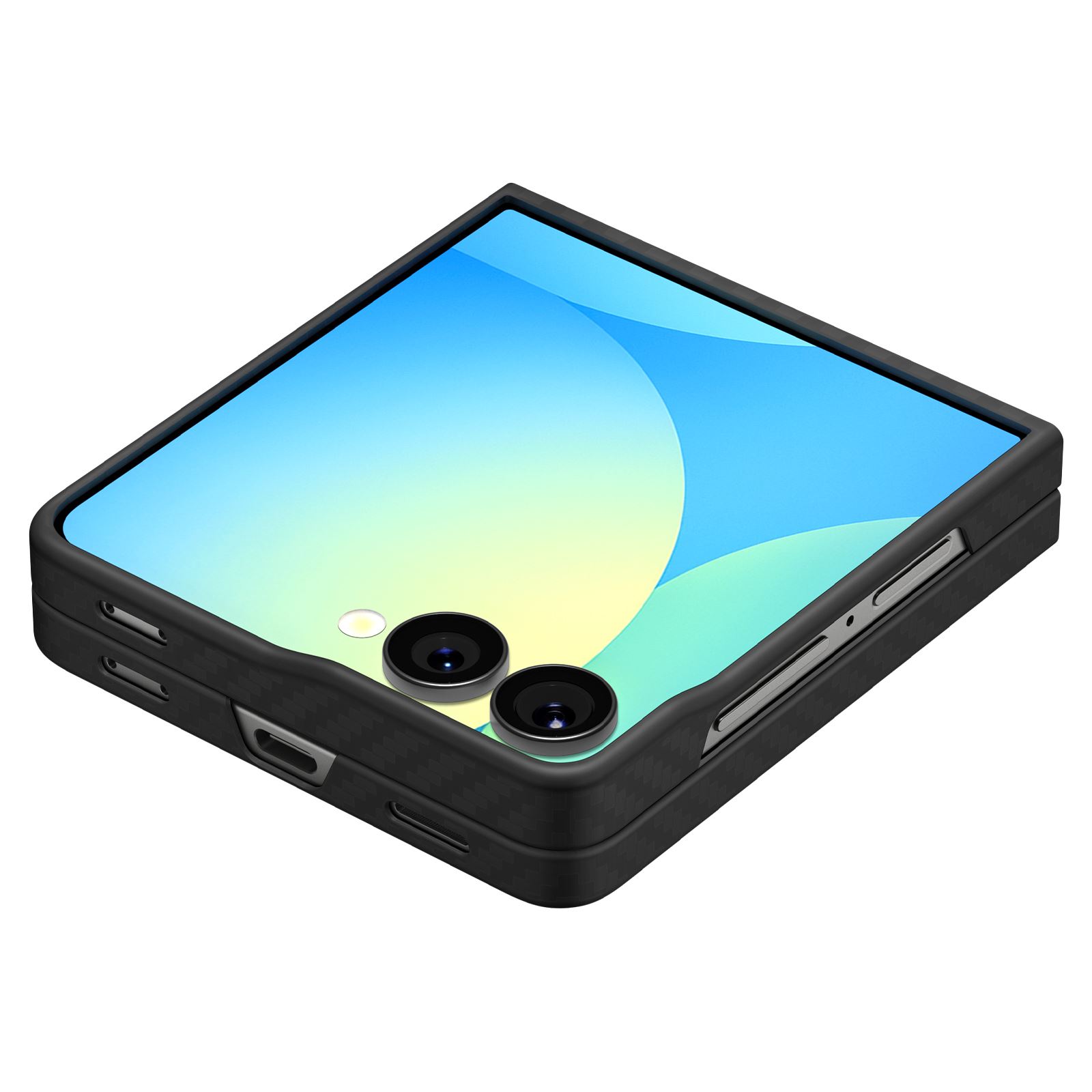 Spigen Air Skin, aramid black - Samsung Galaxy Z Flip7 (9)