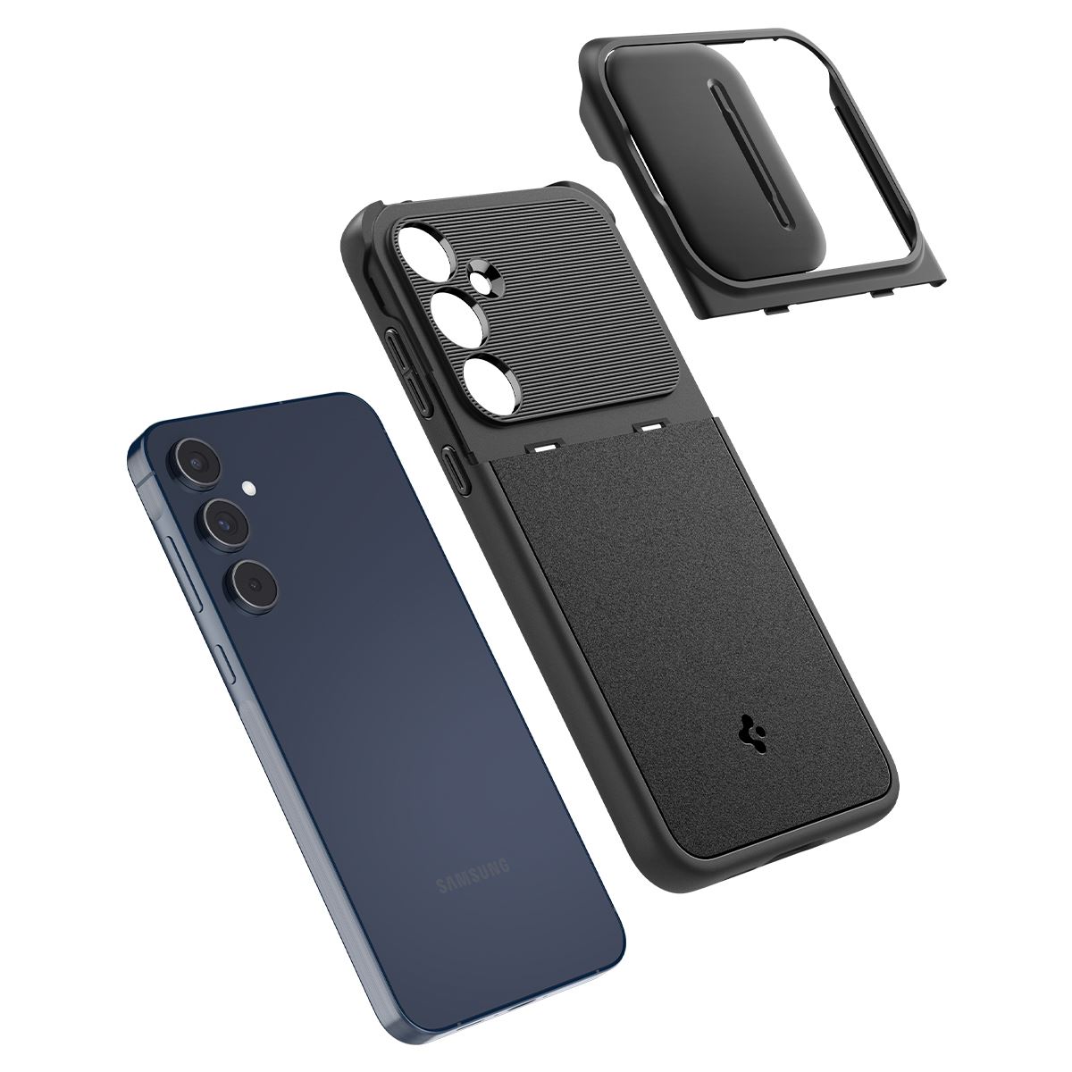 Spigen Optik Armor, black - Samsung Galaxy A55 (11)