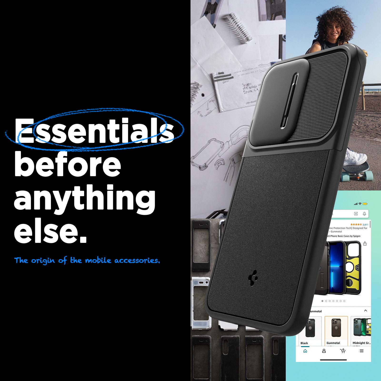 Spigen Optik Armor, black - Samsung Galaxy A55 (14)