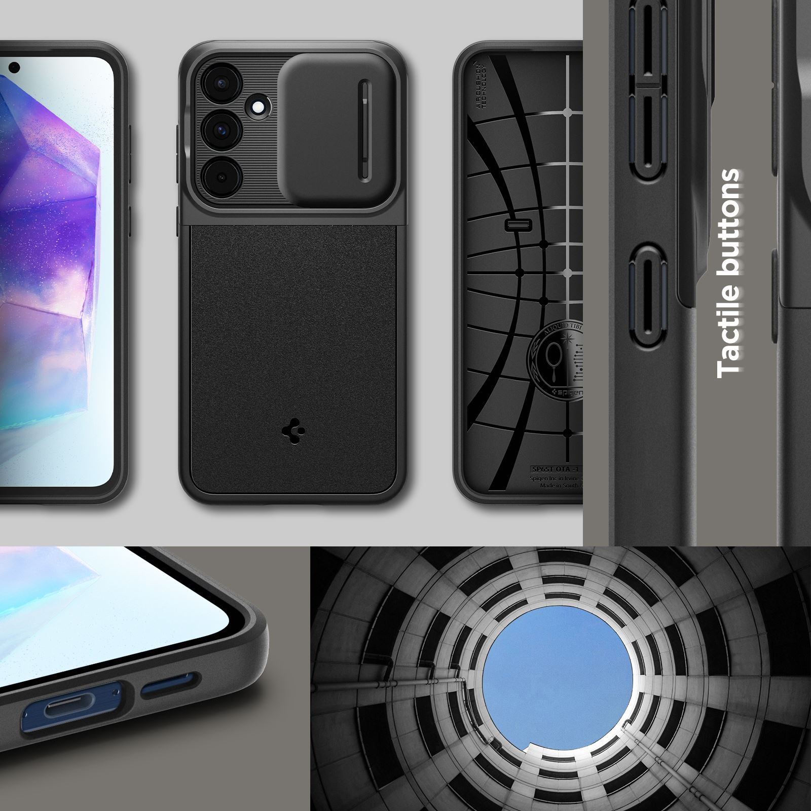 Spigen Optik Armor, black - Samsung Galaxy A55 (19)