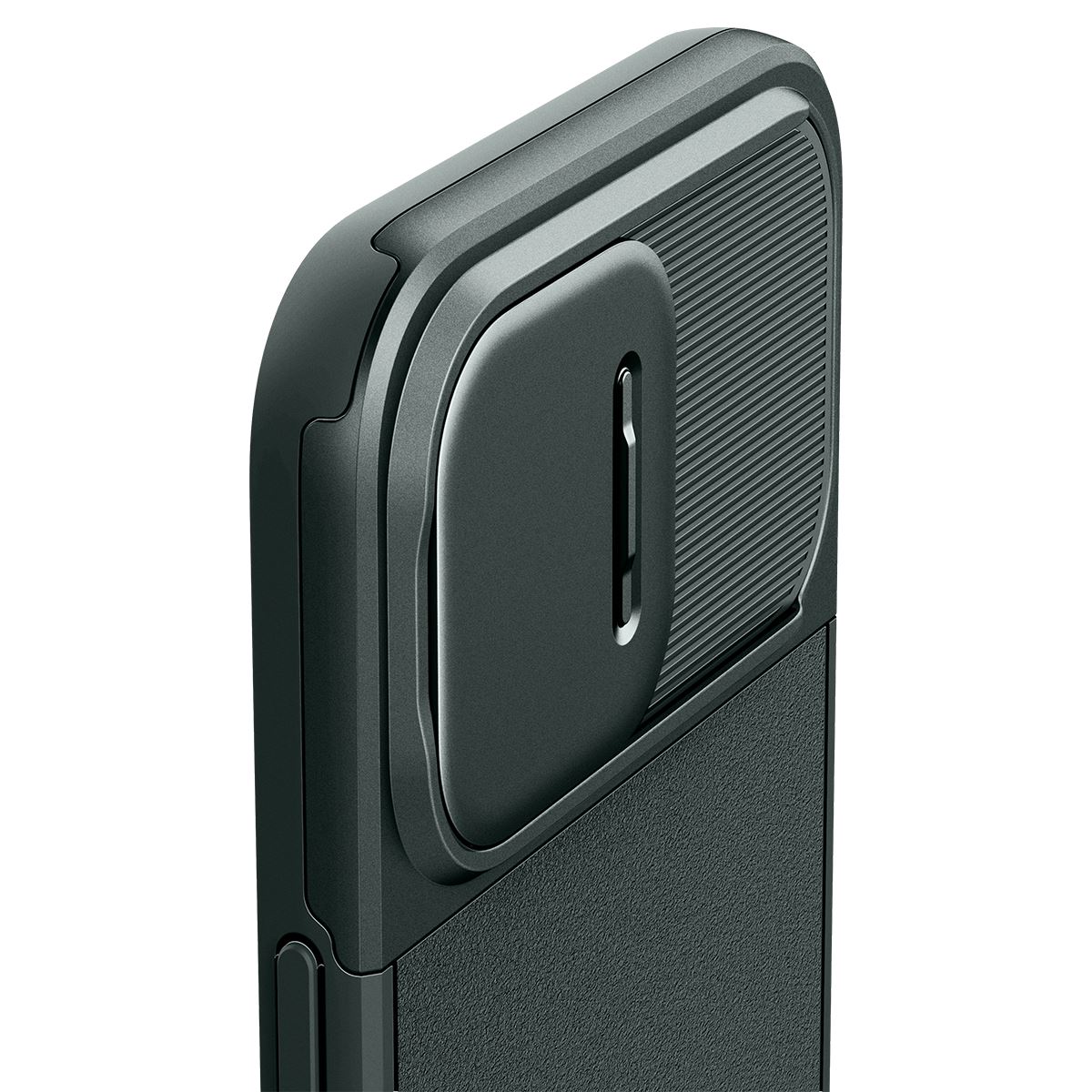 Spigen Optik Armor MagSafe, abyss green - iPhone 15 Pro (10)