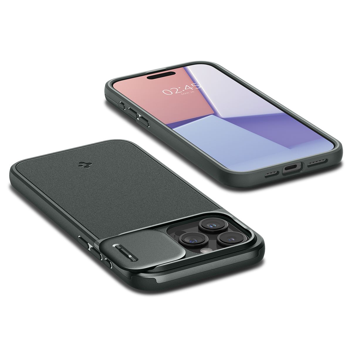 Spigen Optik Armor MagSafe, abyss green - iPhone 15 Pro (11)