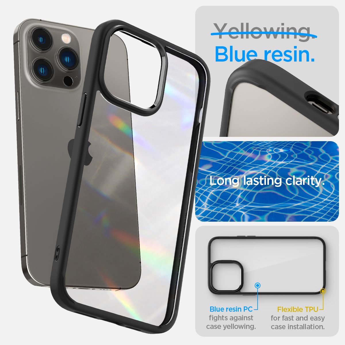 Spigen Ultra Hybrid, matte black - iPhone 14 Pro Max (10)