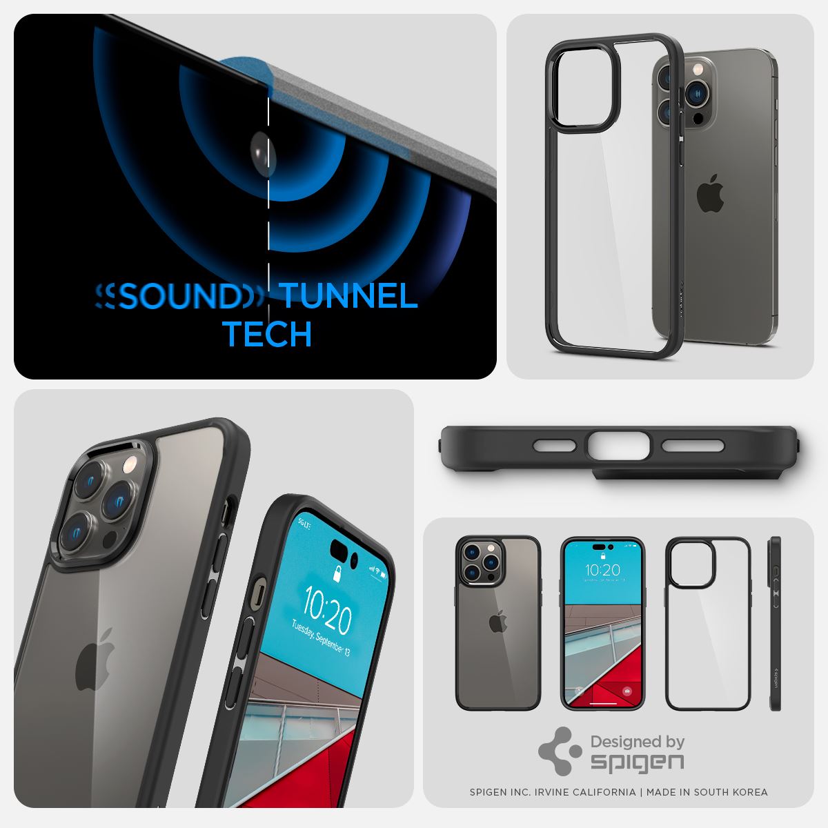 Spigen Ultra Hybrid, matte black - iPhone 14 Pro Max (13)