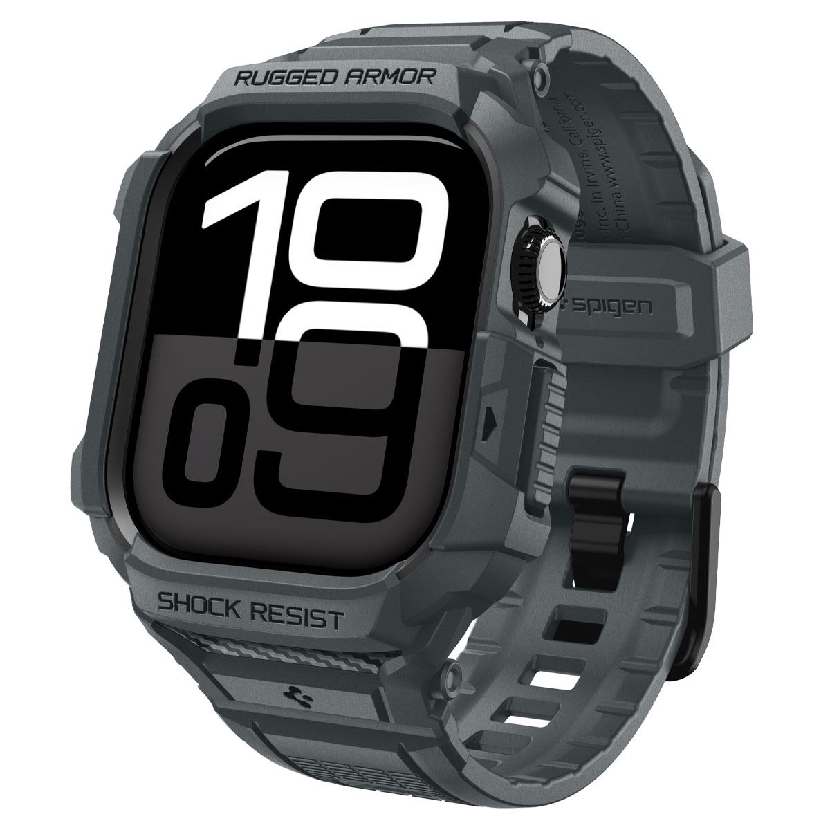 Spigen Rugged Armor Pro 2, dark gray - Apple Watch 11 46mm (1)