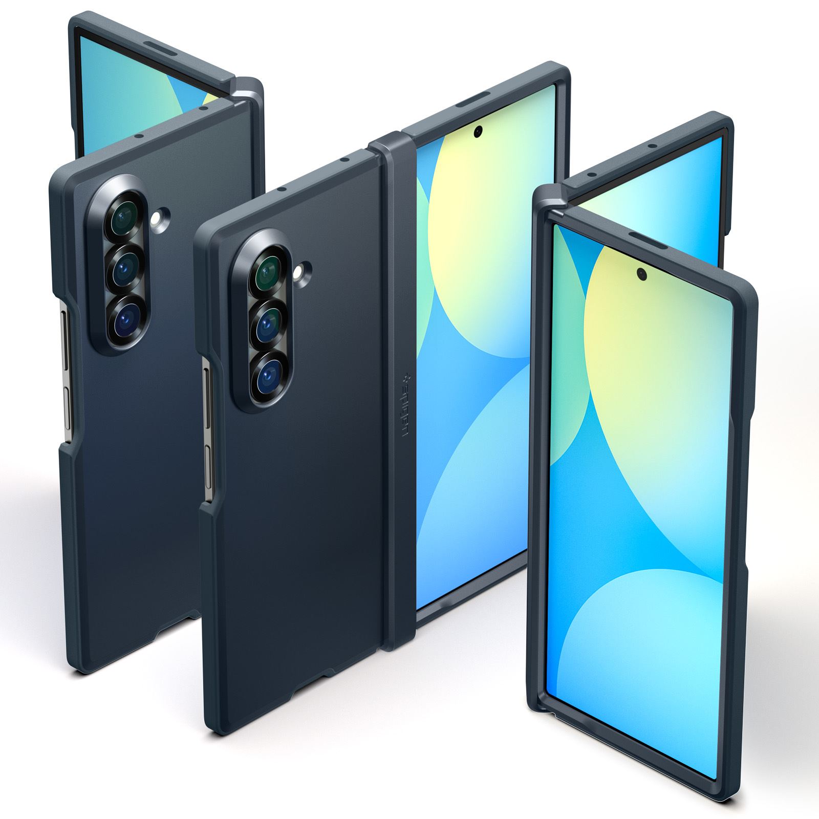 Spigen Tough Armor Pro MagSafe, metal slate - Samsung Galaxy Z Fold7 (6)