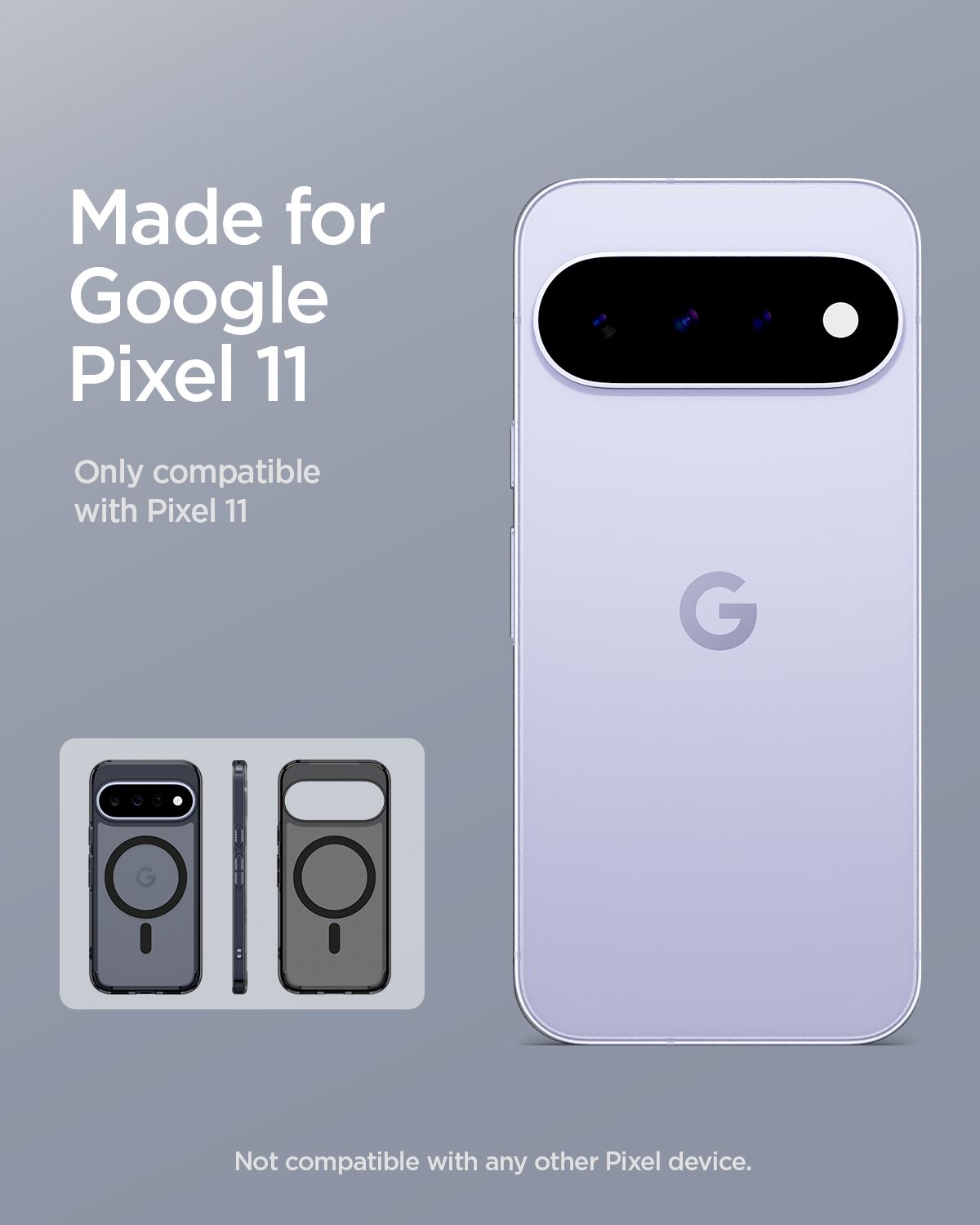 Spigen Ultra Hybrid MagSafe, frost black - Google Pixel 11 (9)