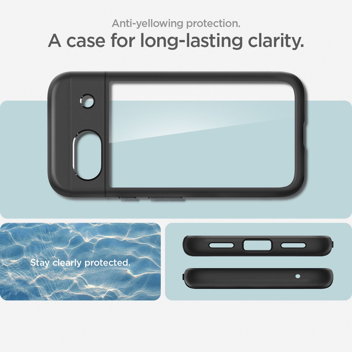 Spigen Ultra Hybrid, matte black - Google Pixel 8a (11)