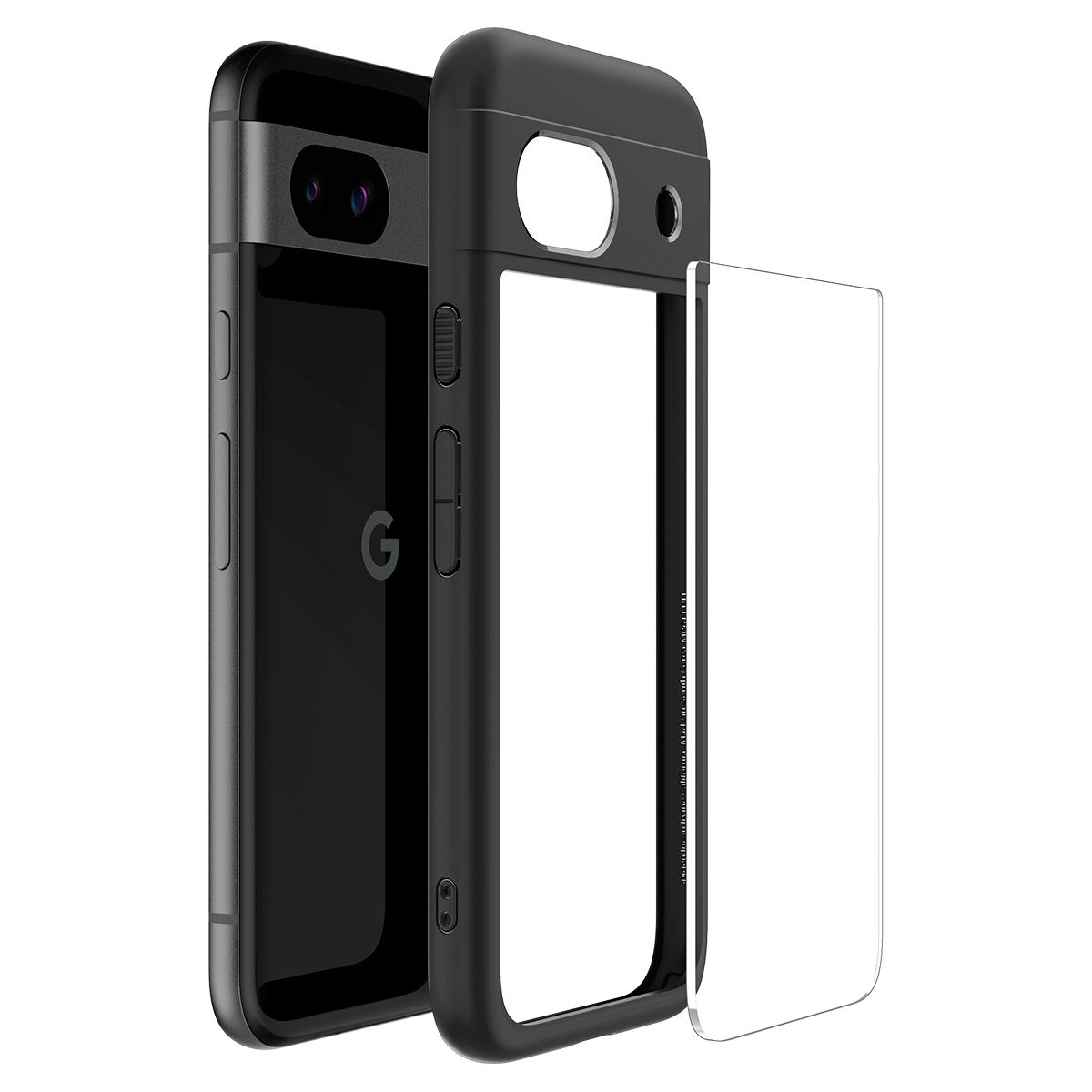 Spigen Ultra Hybrid, matte black - Google Pixel 8a (8)