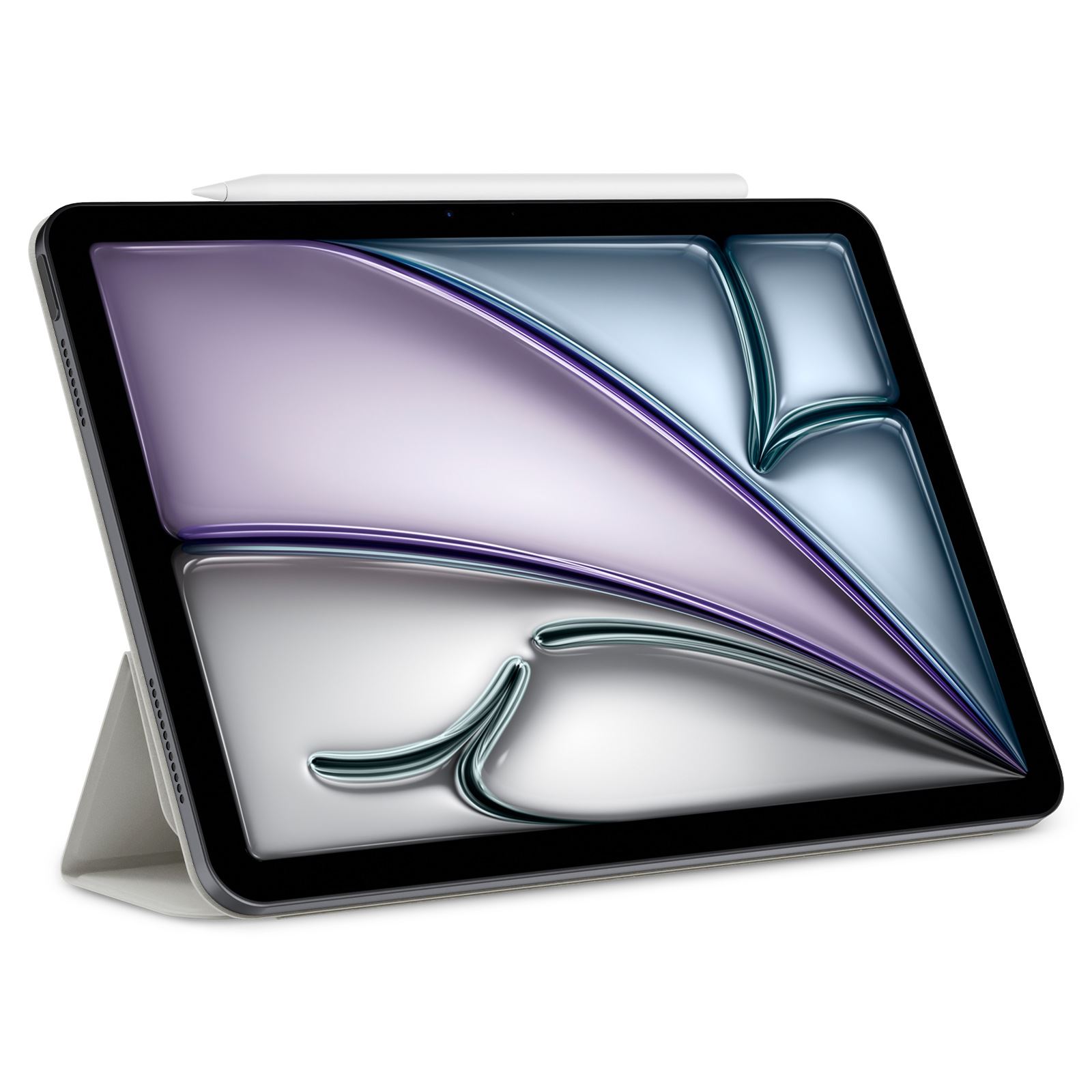 Spigen Air Skin Folio OneTap, gray - iPad Air 13" 2024 (9)