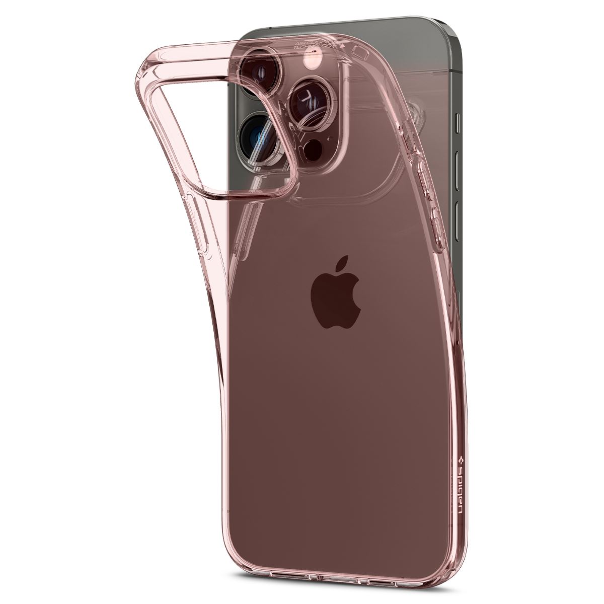 Spigen Crystal Flex, rose crystal - iPhone 14 Pro (6)