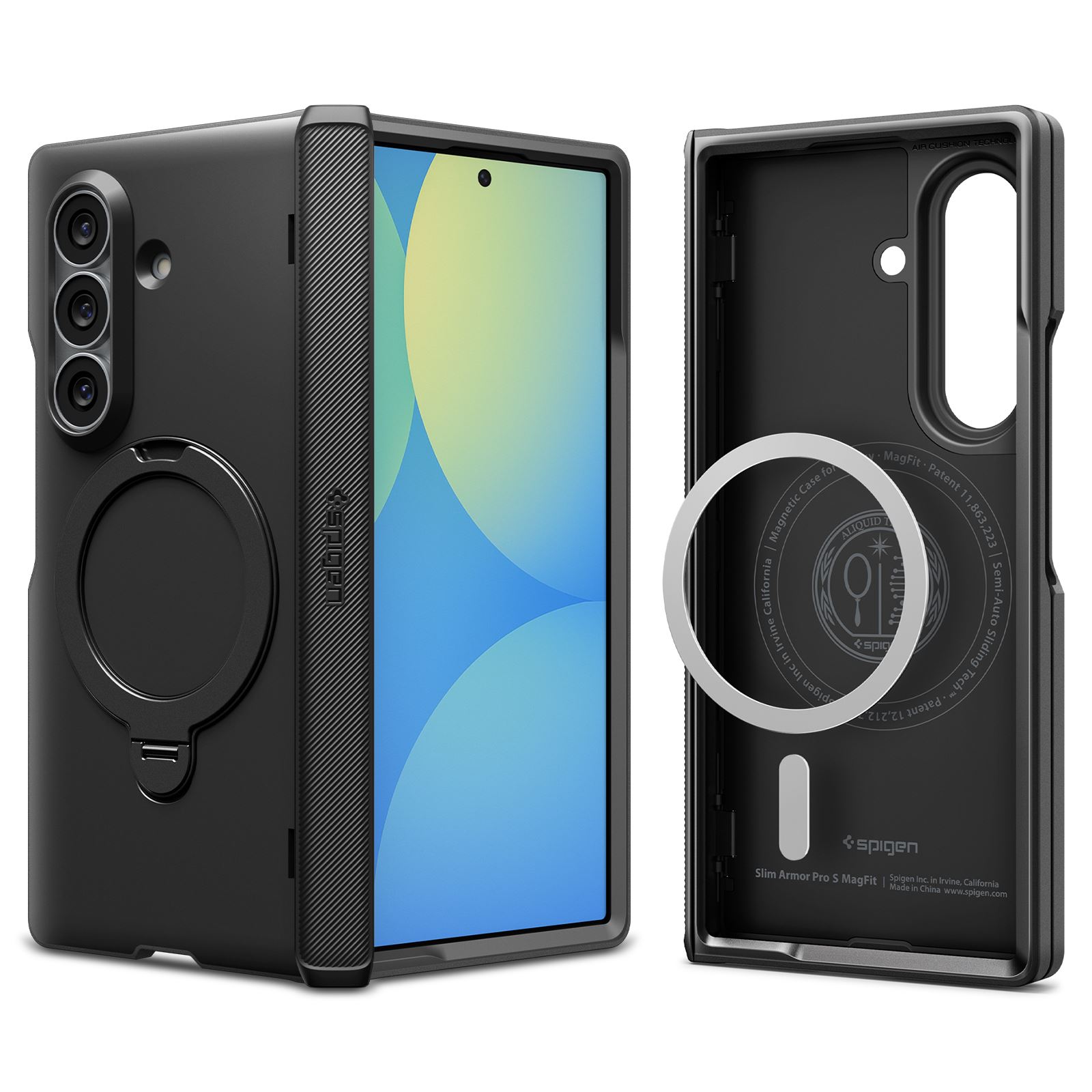 Spigen Slim Armor Pro S MagSafe, black - Samsung Galaxy Z Fold8 Ultra (2)