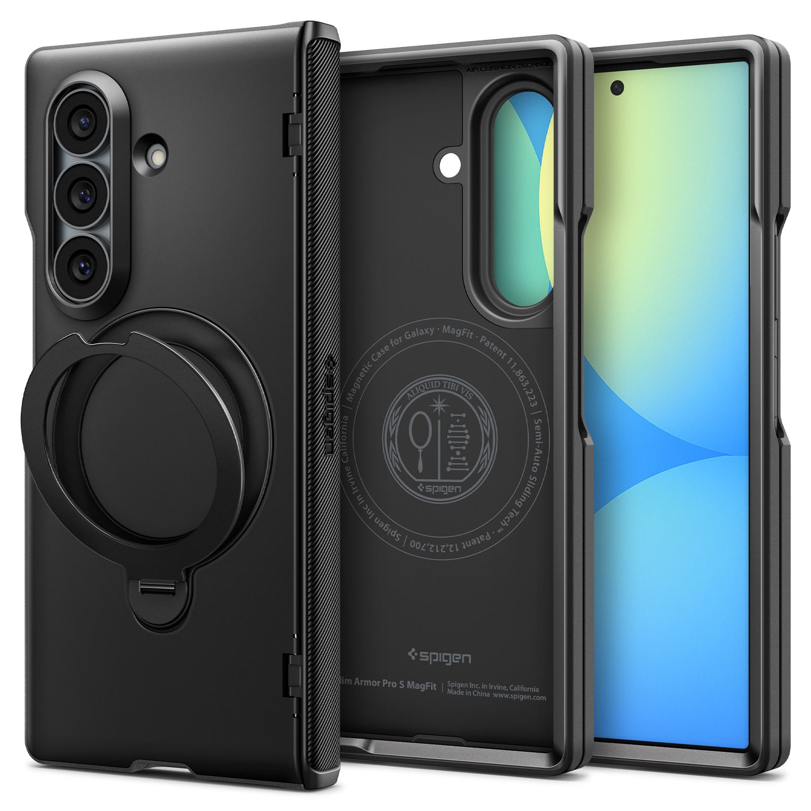 Spigen Slim Armor Pro S MagSafe, black - Samsung Galaxy Z Fold8 Ultra