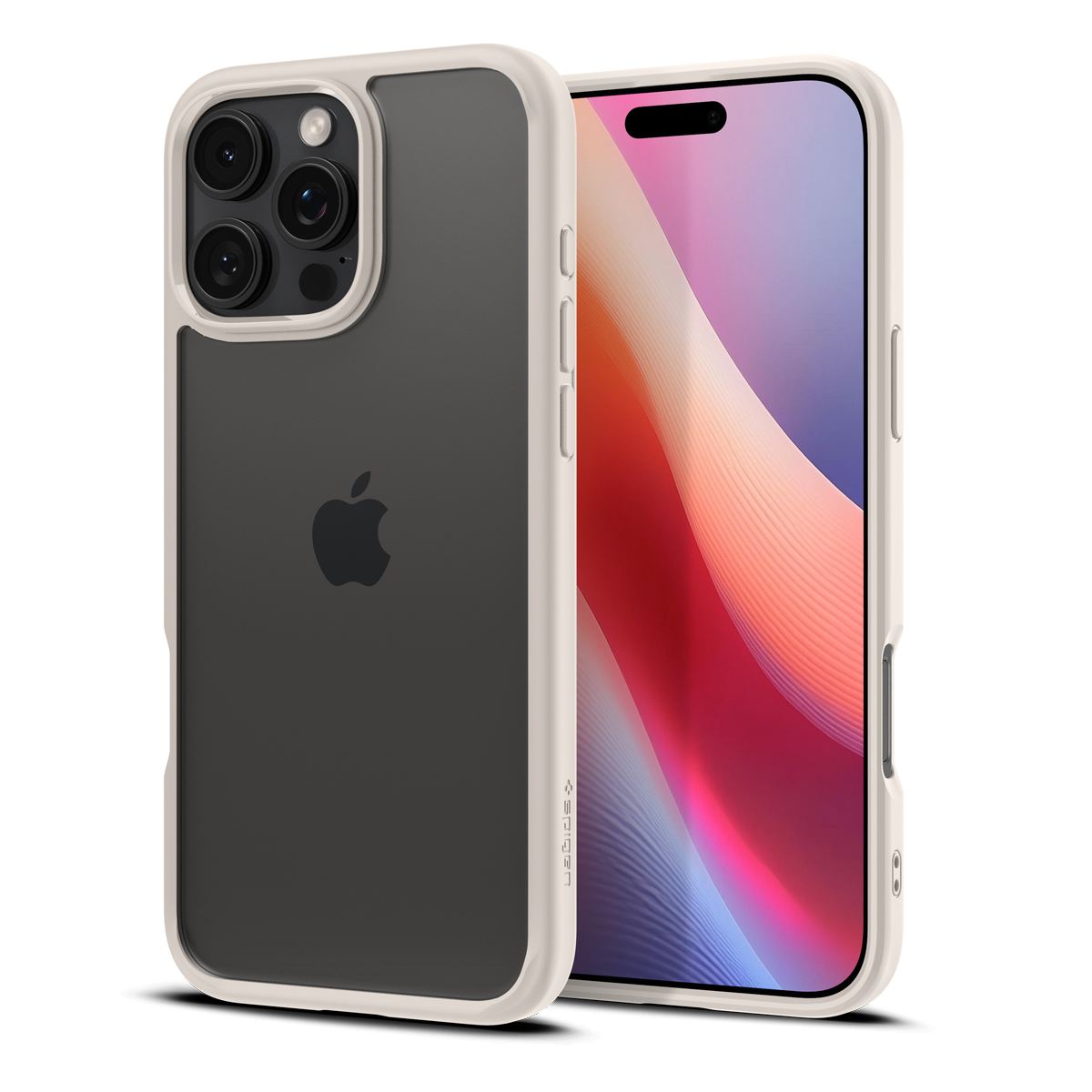 Spigen Ultra Hybrid, natural titanium - iPhone 16 Pro (1)