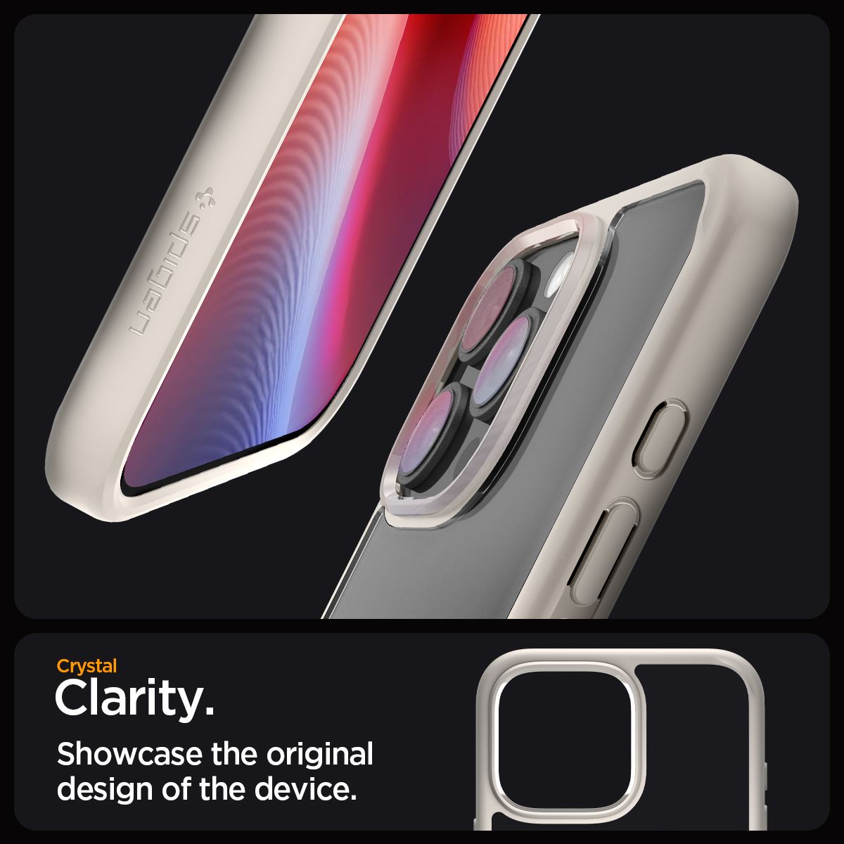Spigen Ultra Hybrid, natural titanium - iPhone 16 Pro (10)