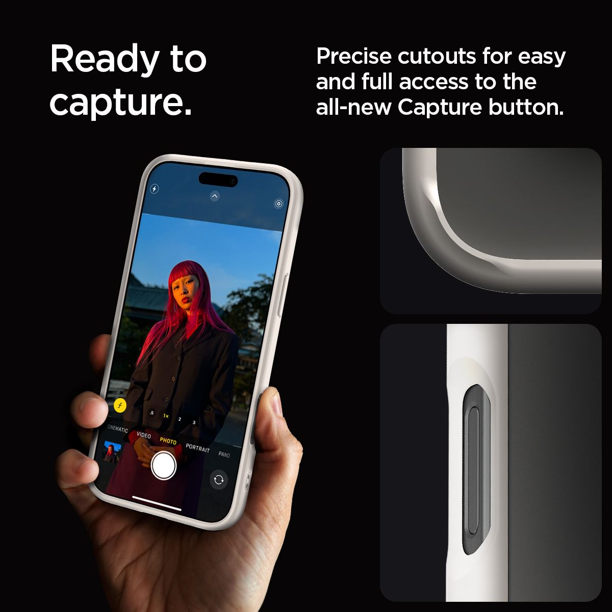 Spigen Ultra Hybrid, natural titanium - iPhone 16 Pro (11)