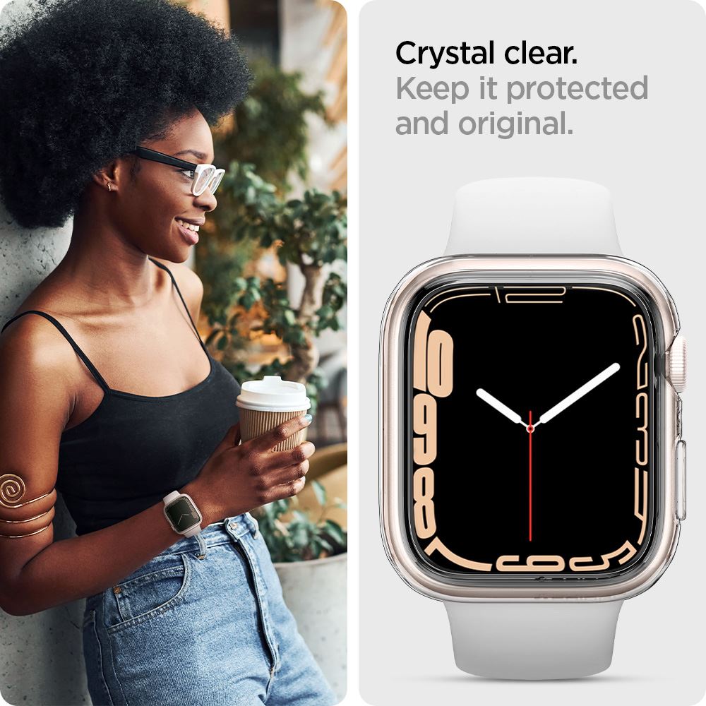 Spigen Liquid Crystal, clear - Apple Watch 45mm/44mm (10)