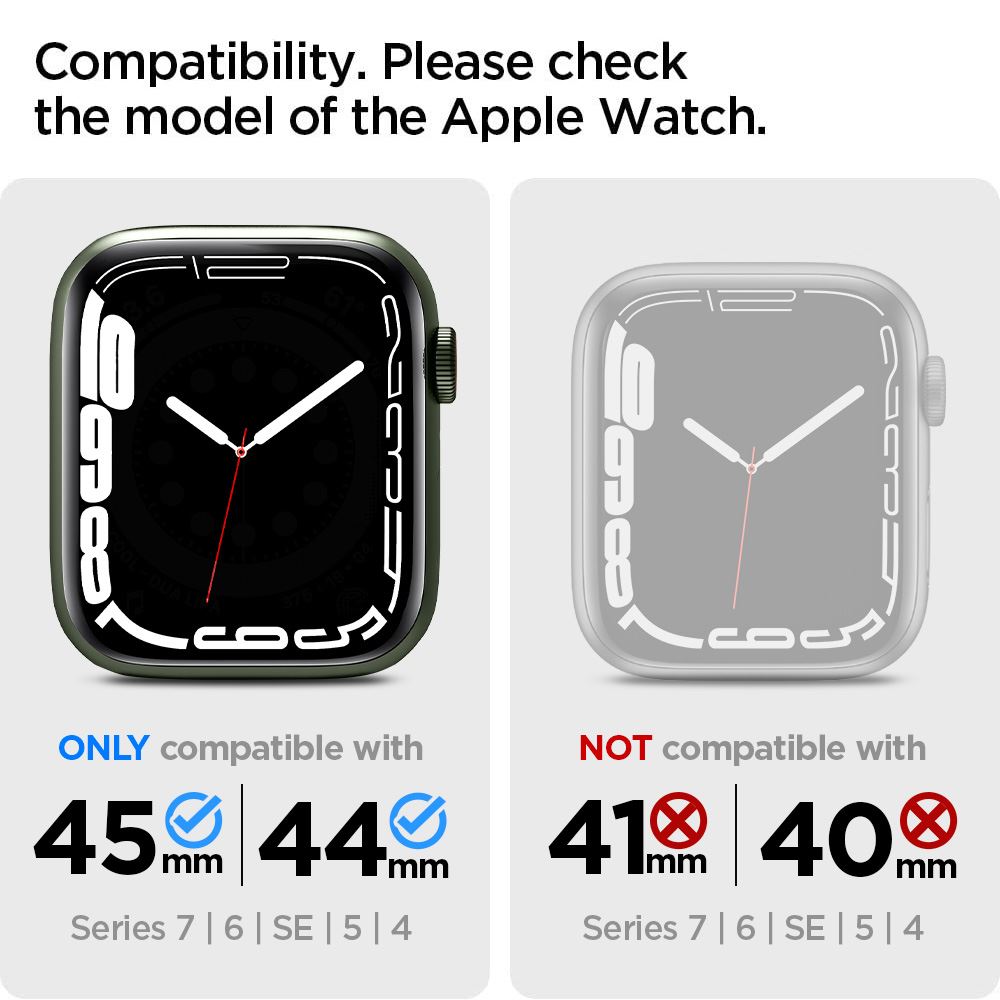 Spigen Liquid Crystal, clear - Apple Watch 45mm/44mm (8)