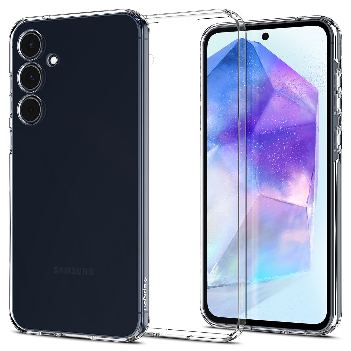 Spigen Liquid Crystal, crystal clear - Samsung Galaxy A55 (2)
