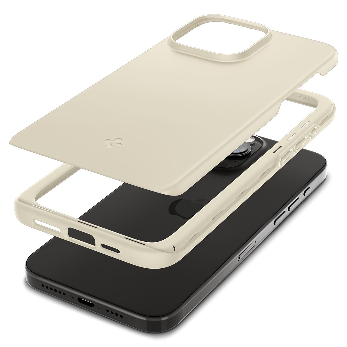 Spigen Thin Fit, mute beige - iPhone 15 Pro (10)