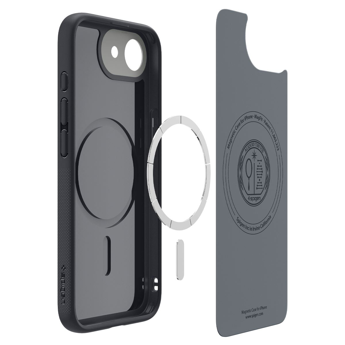 Spigen Nano Pop MagSafe, black sesame - iPhone 16e (6)