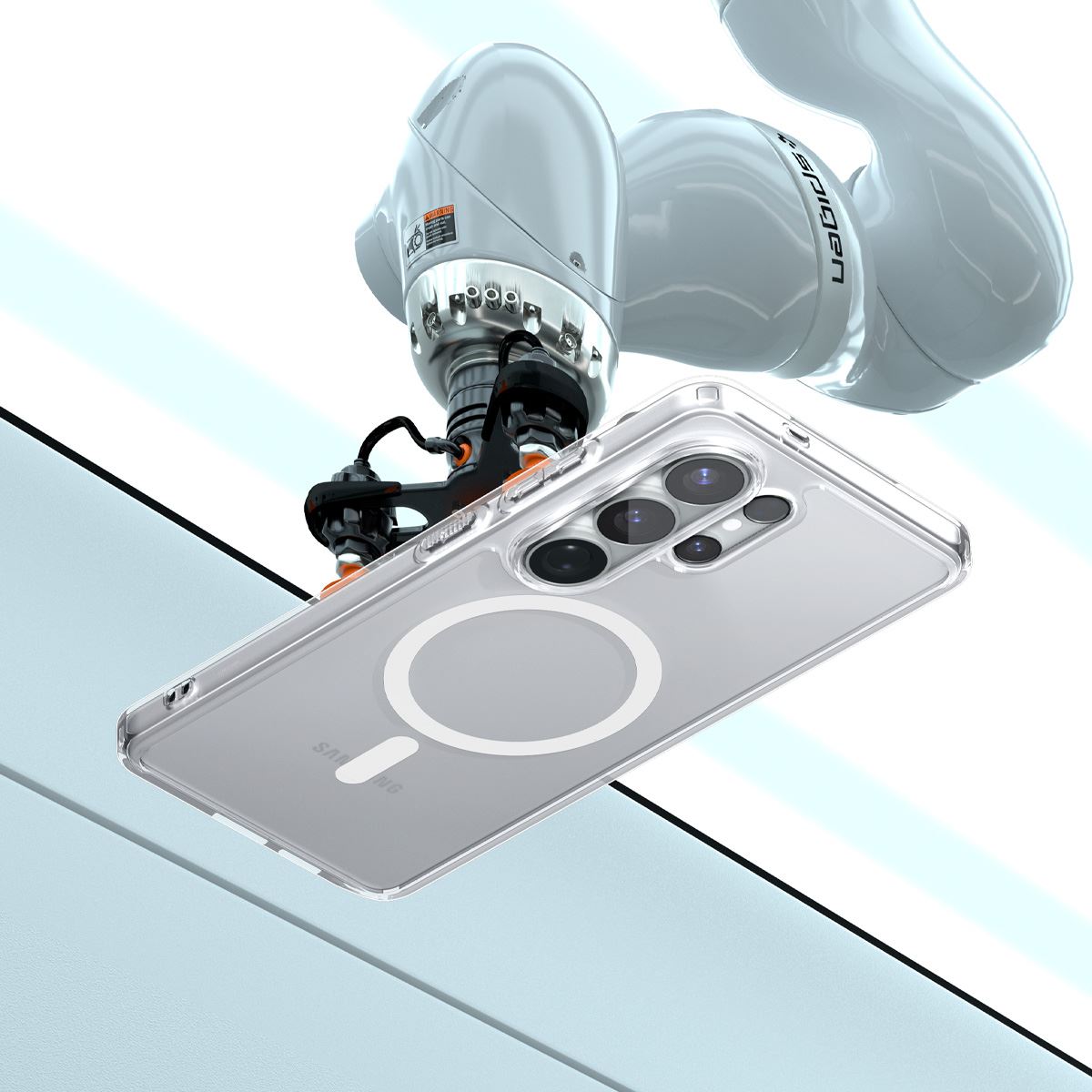 Spigen Ultra Hybrid MagSafe, clear white - Samsung Galaxy S26 Ultra (8)