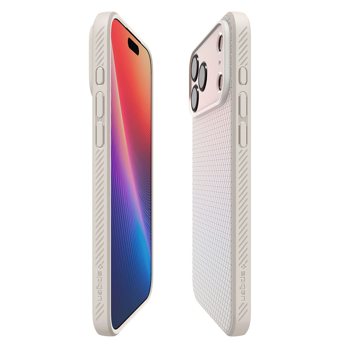 Spigen Liquid Air, natural titanium - iPhone 17 Pro (7)