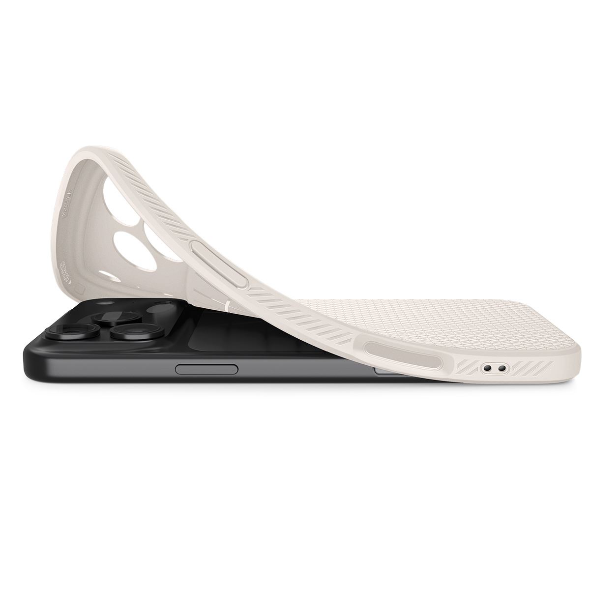 Spigen Liquid Air, natural titanium - iPhone 17 Pro (8)