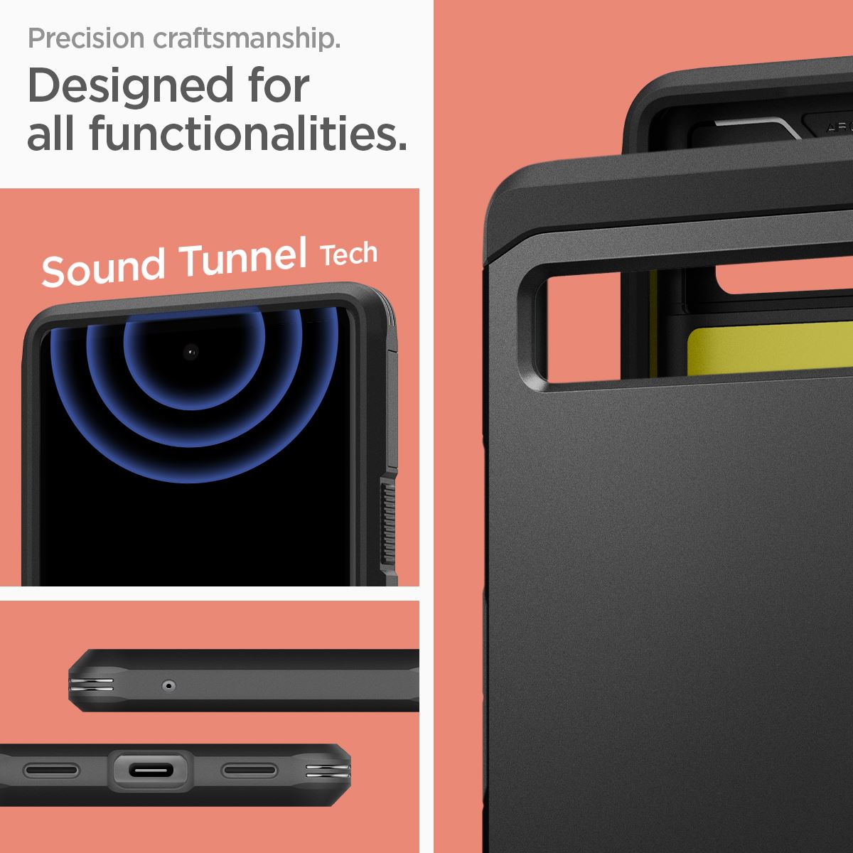 Spigen Tough Armor, black - Google Pixel 6a (13)