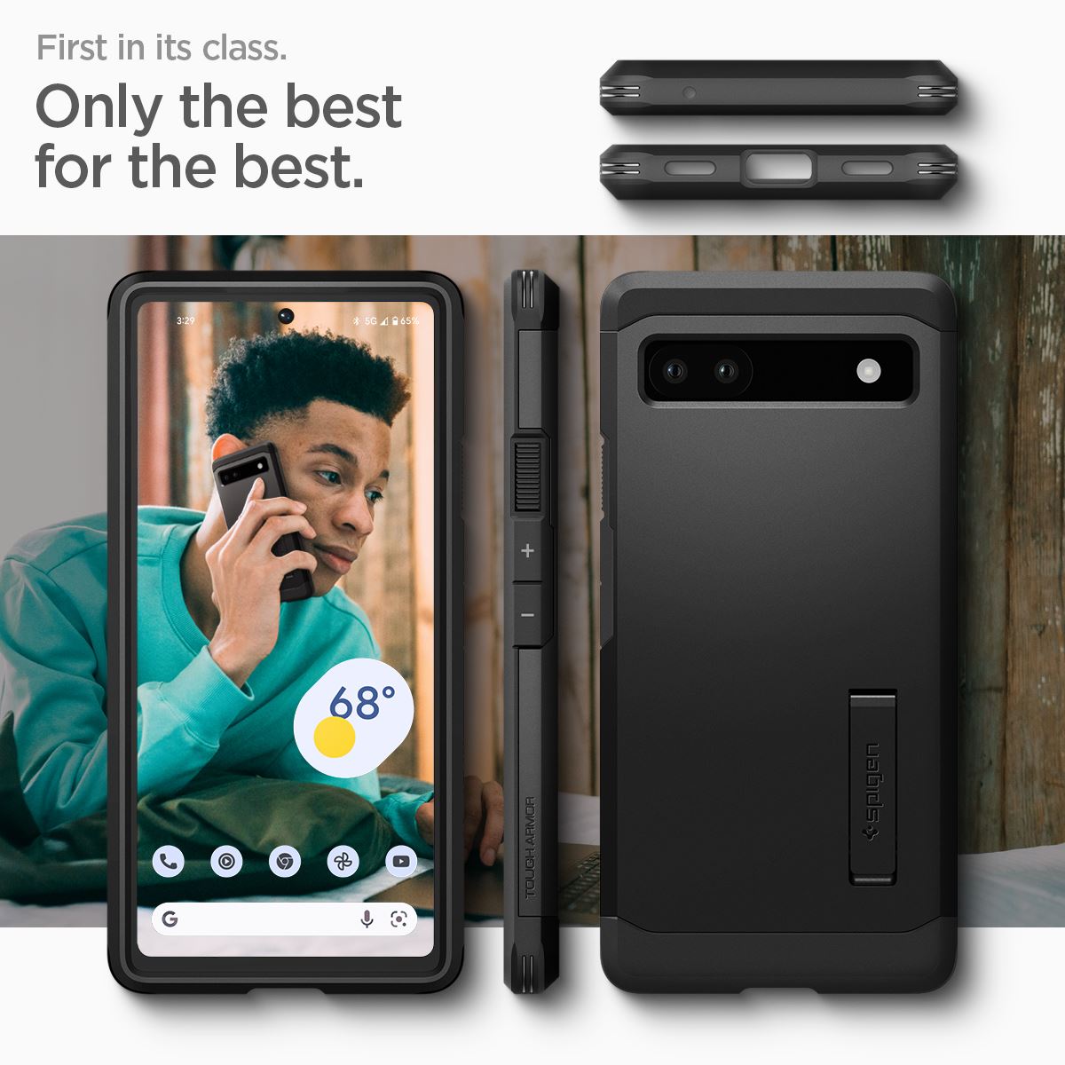 Spigen Tough Armor, black - Google Pixel 6a (14)